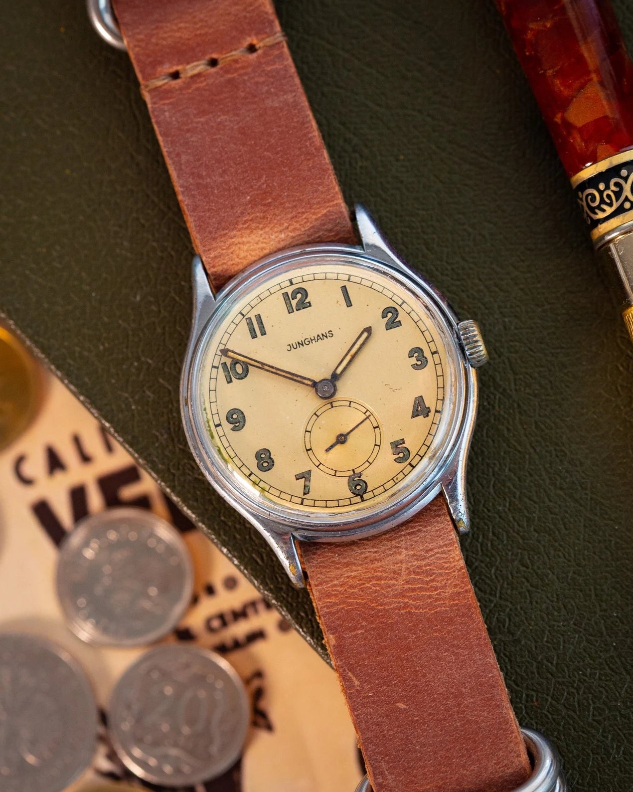 Rare Watch "Junghans" from 1950's, Vintage German Military Watch - VintageDuMarko