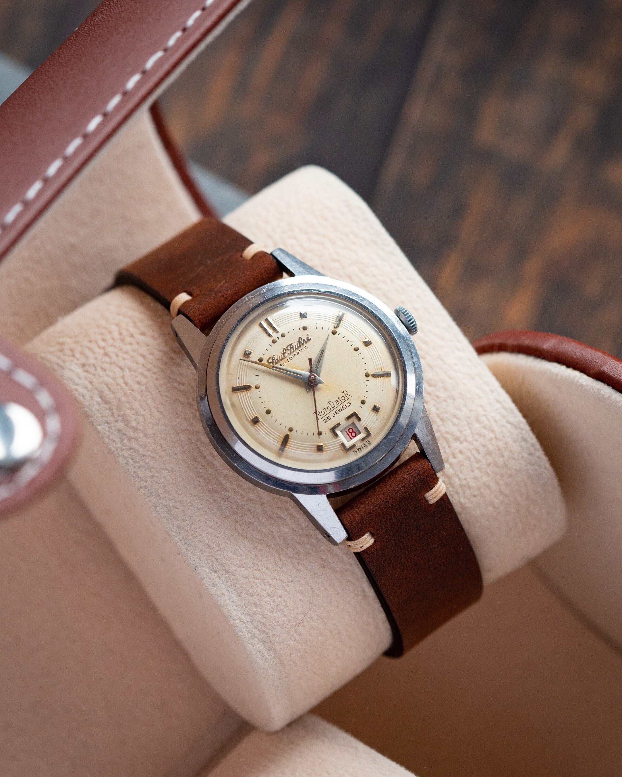 Rare Watch Paul Buhre - 1950s Swiss Made Watch - VintageDuMarko