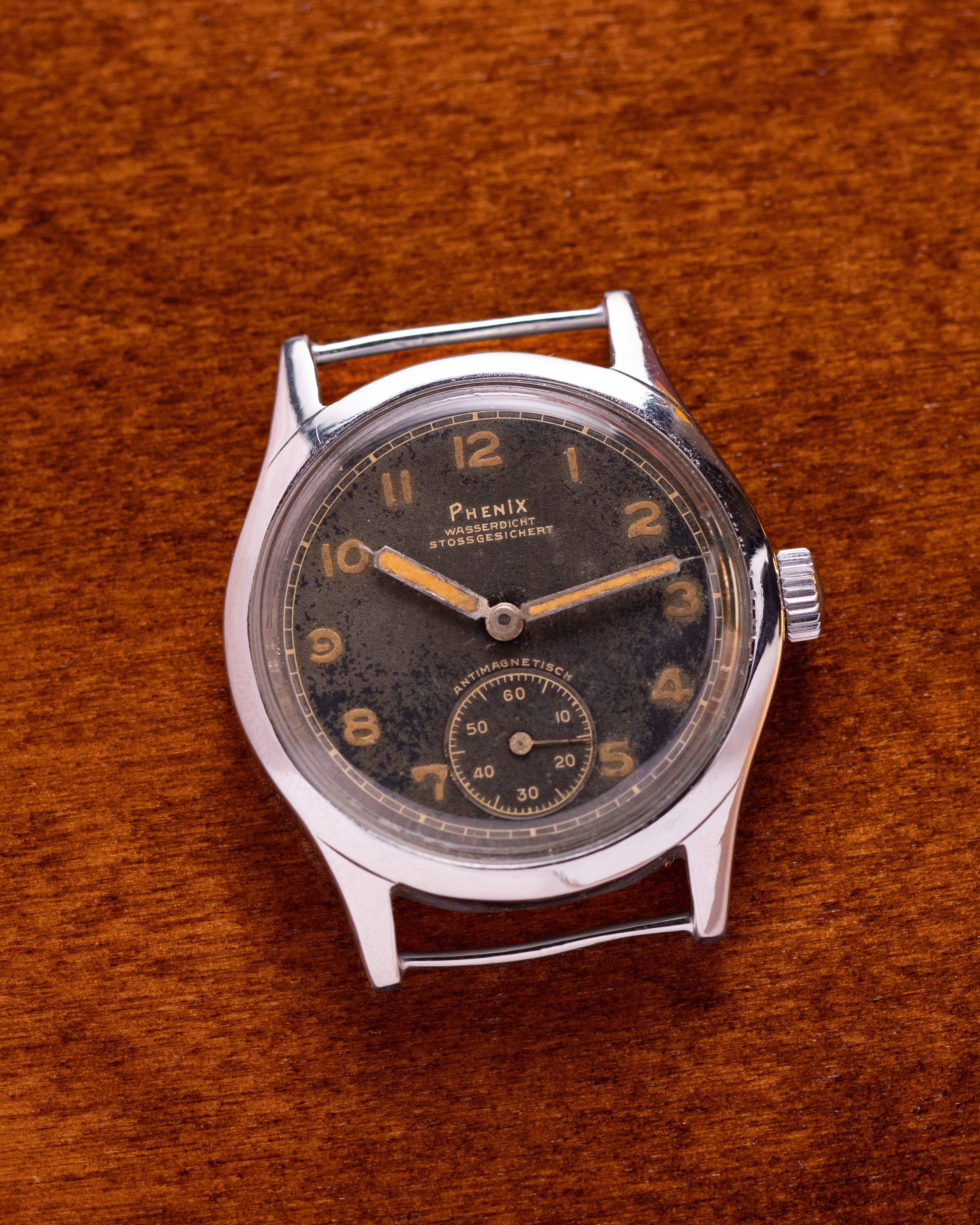 Rare watch "PHENIX DH", AS Cal. 1130, WW2 Military watch - VintageDuMarko