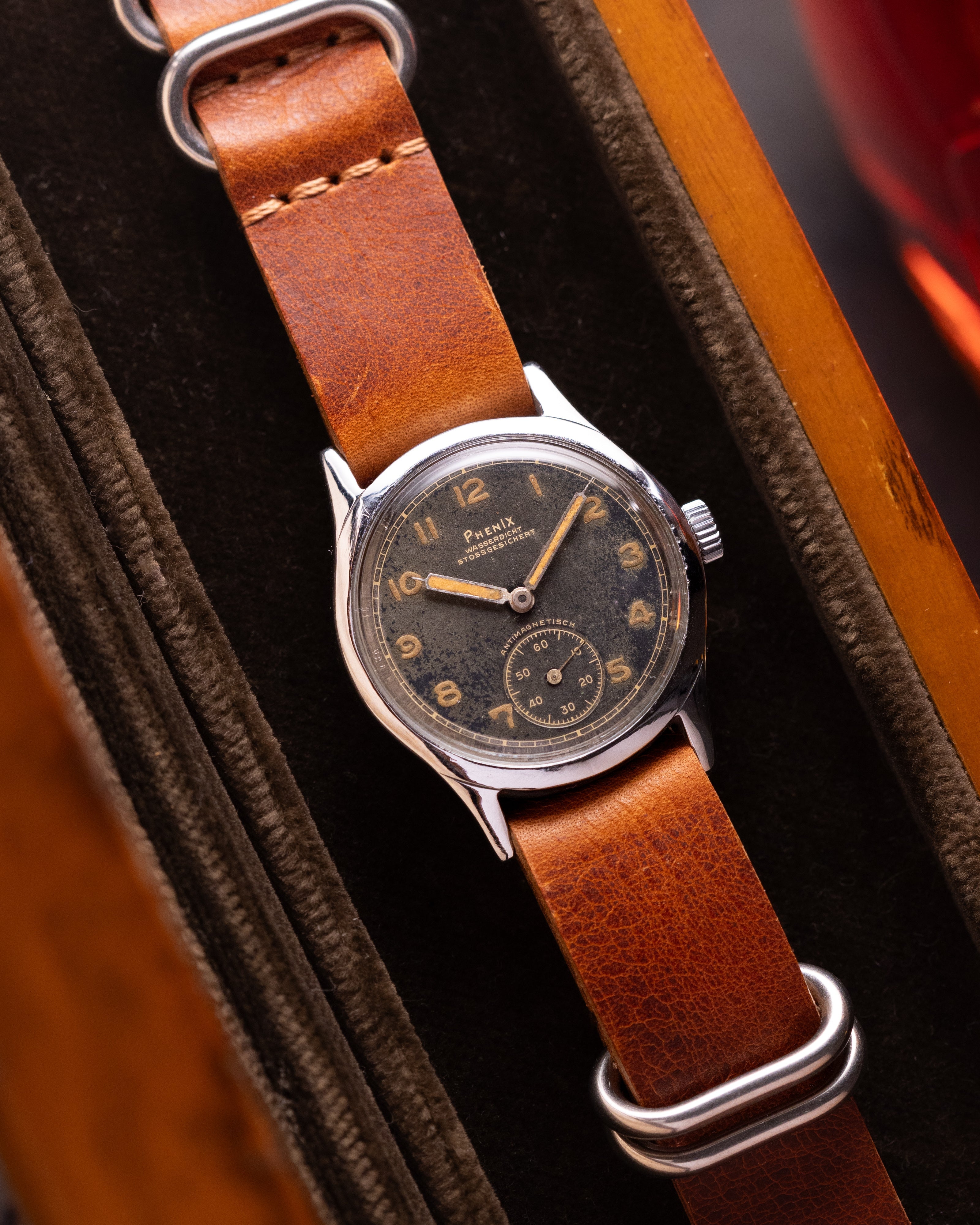 Rare watch "PHENIX DH", AS Cal. 1130, WW2 Military watch - VintageDuMarko