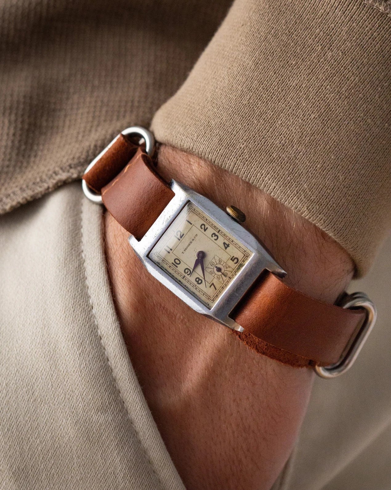 Rare Watch "T. Moser&Cie" from 1930's, Vintage Swiss Watch - VintageDuMarko