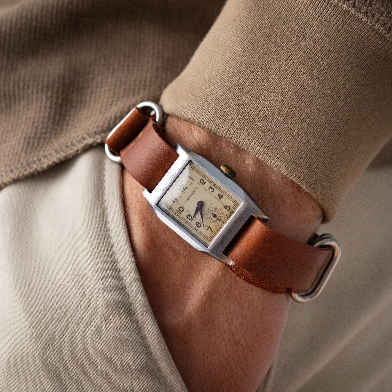 Rare Watch "T. Moser&Cie" from 1930's, Vintage Swiss Watch - VintageDuMarko