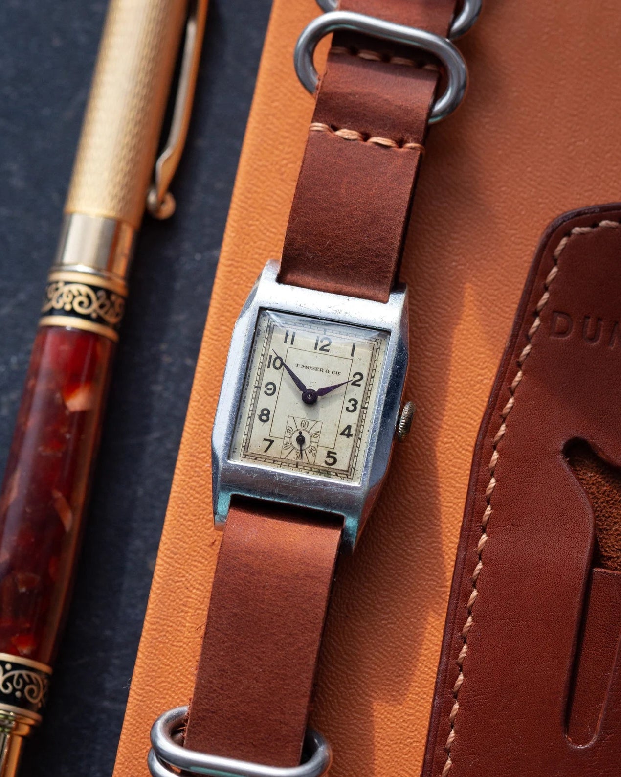 Rare Watch "T. Moser&Cie" from 1930's, Vintage Swiss Watch - VintageDuMarko