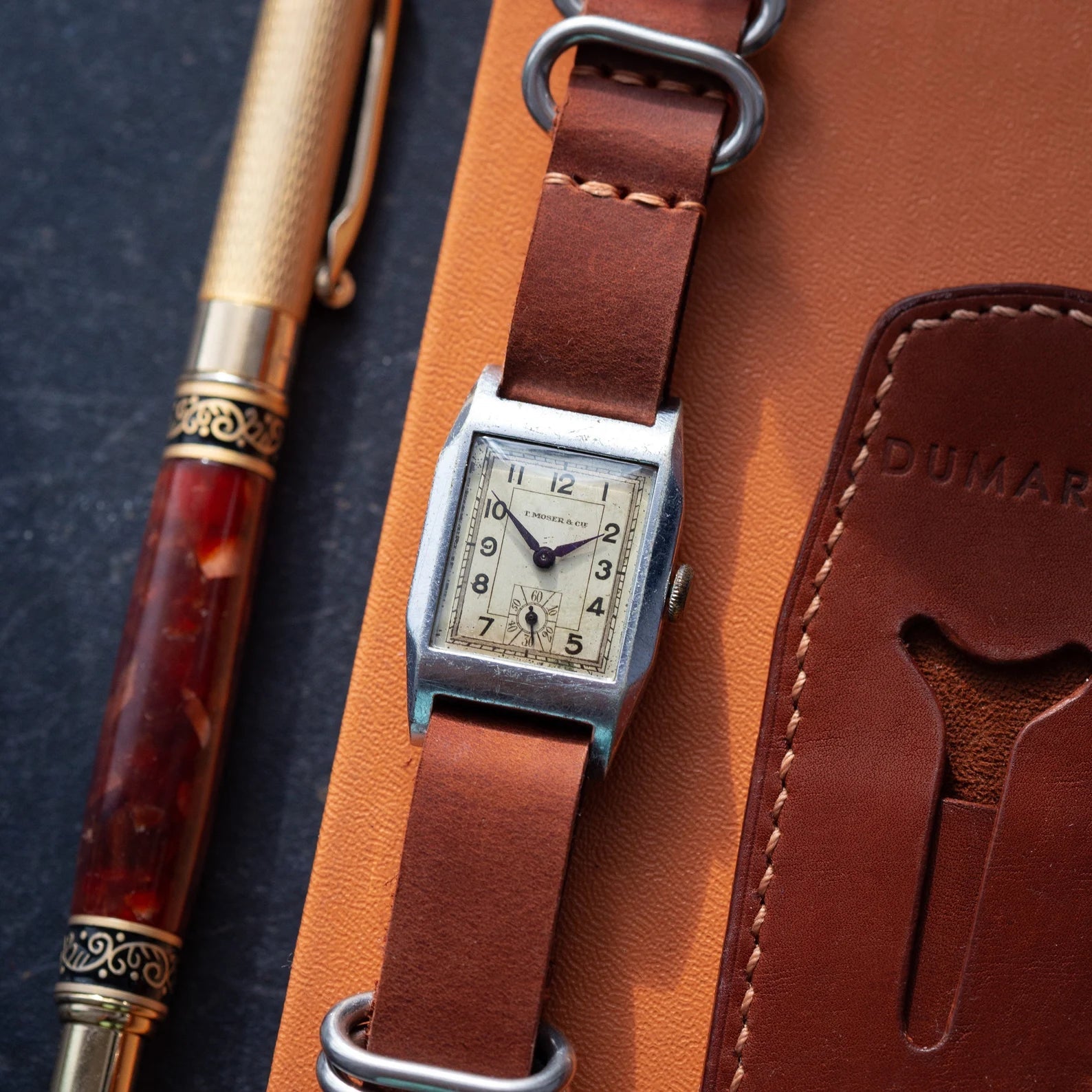 Rare Watch "T. Moser&Cie" from 1930's, Vintage Swiss Watch - VintageDuMarko