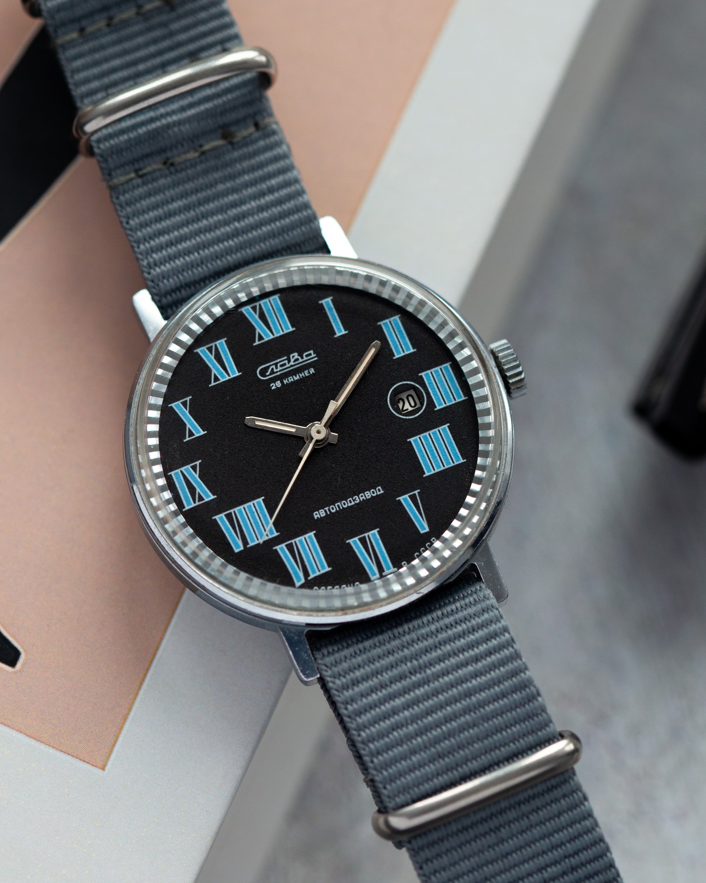 Soviet Vintage Automatic Watch "Slava", Men's Wrist Watch - VintageDuMarko