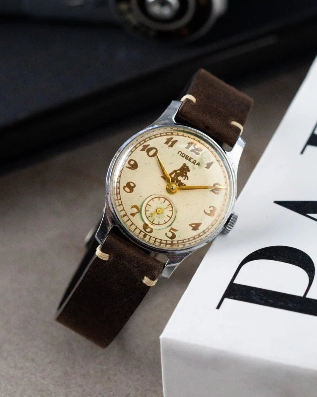 Soviet Vintage Watch "Pobeda", Retro Watch for Men - VintageDuMarko