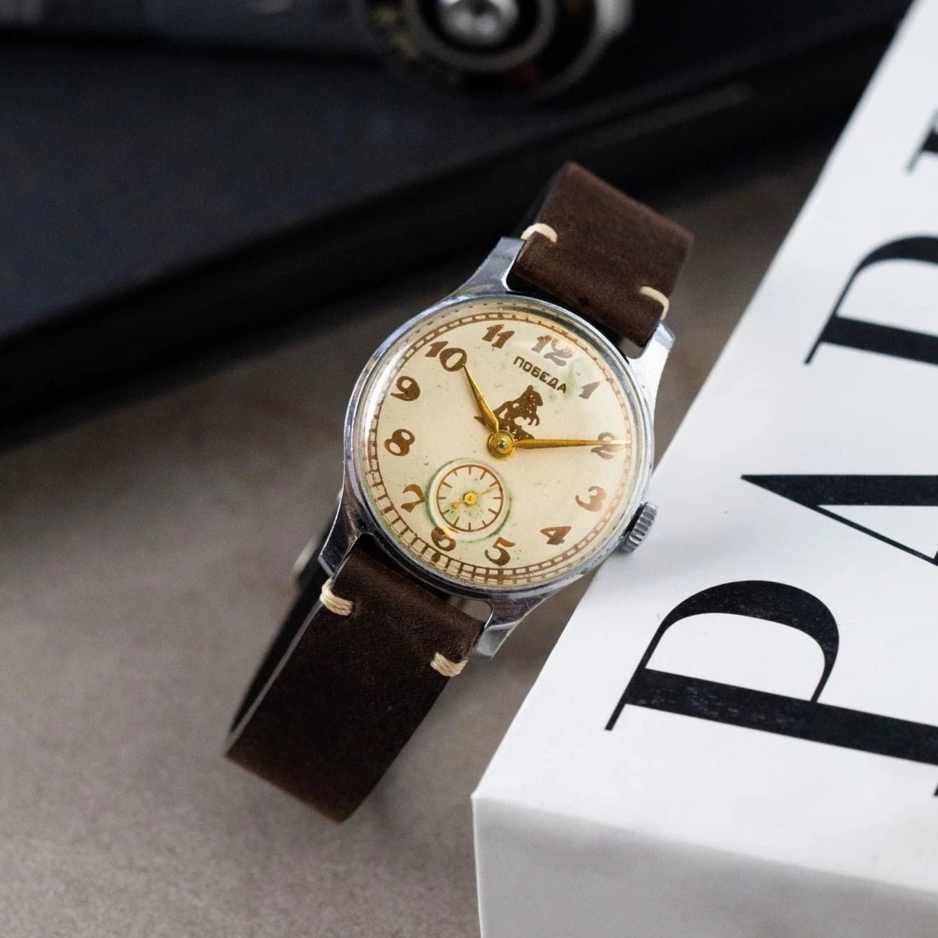 Soviet Vintage Watch "Pobeda", Retro Watch for Men - VintageDuMarko
