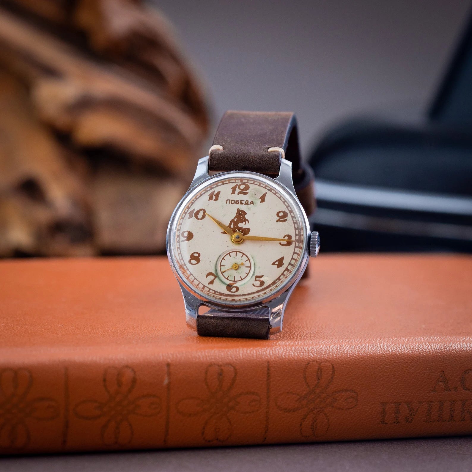 Soviet Vintage Watch "Pobeda", Retro Watch for Men - VintageDuMarko