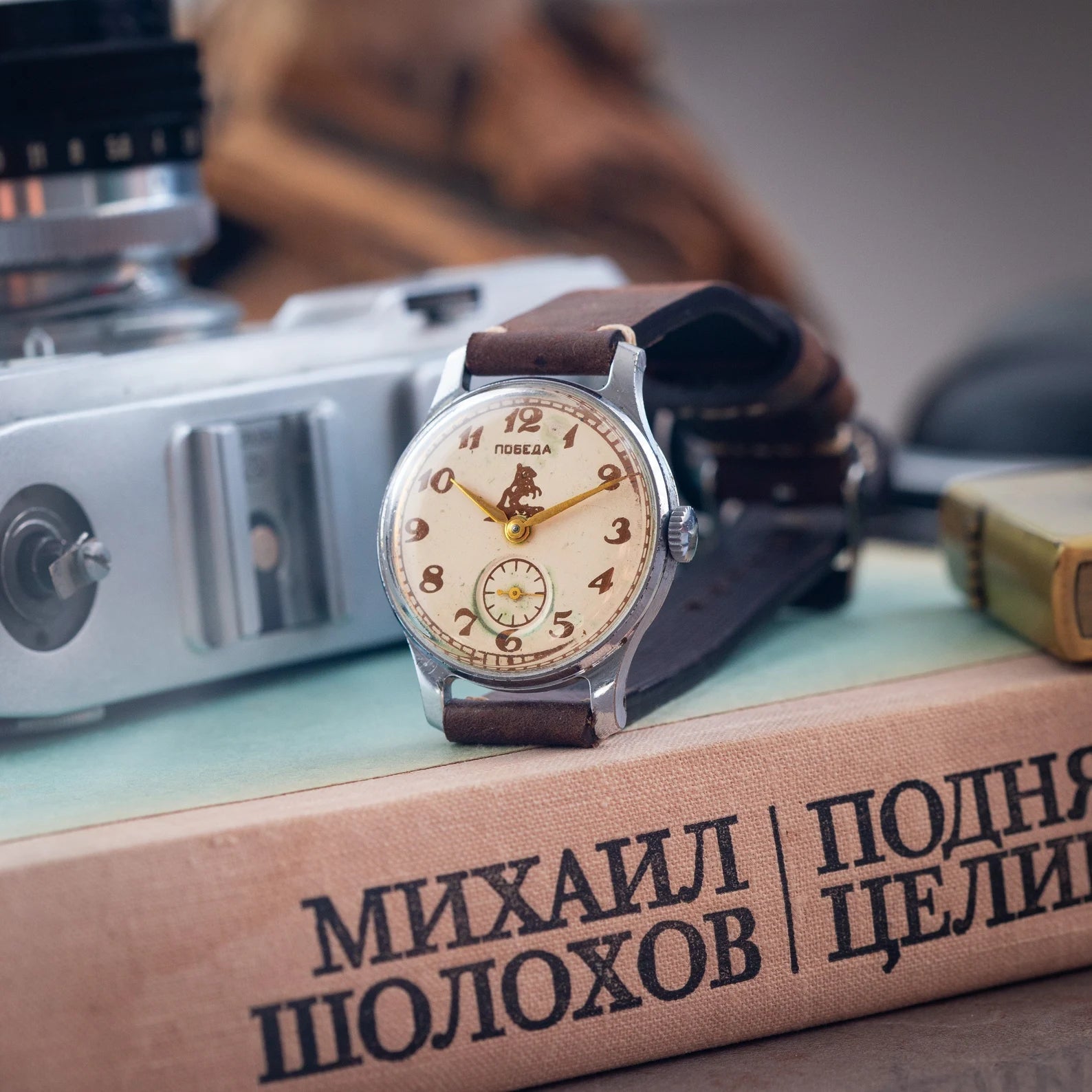 Soviet Vintage Watch "Pobeda", Retro Watch for Men - VintageDuMarko
