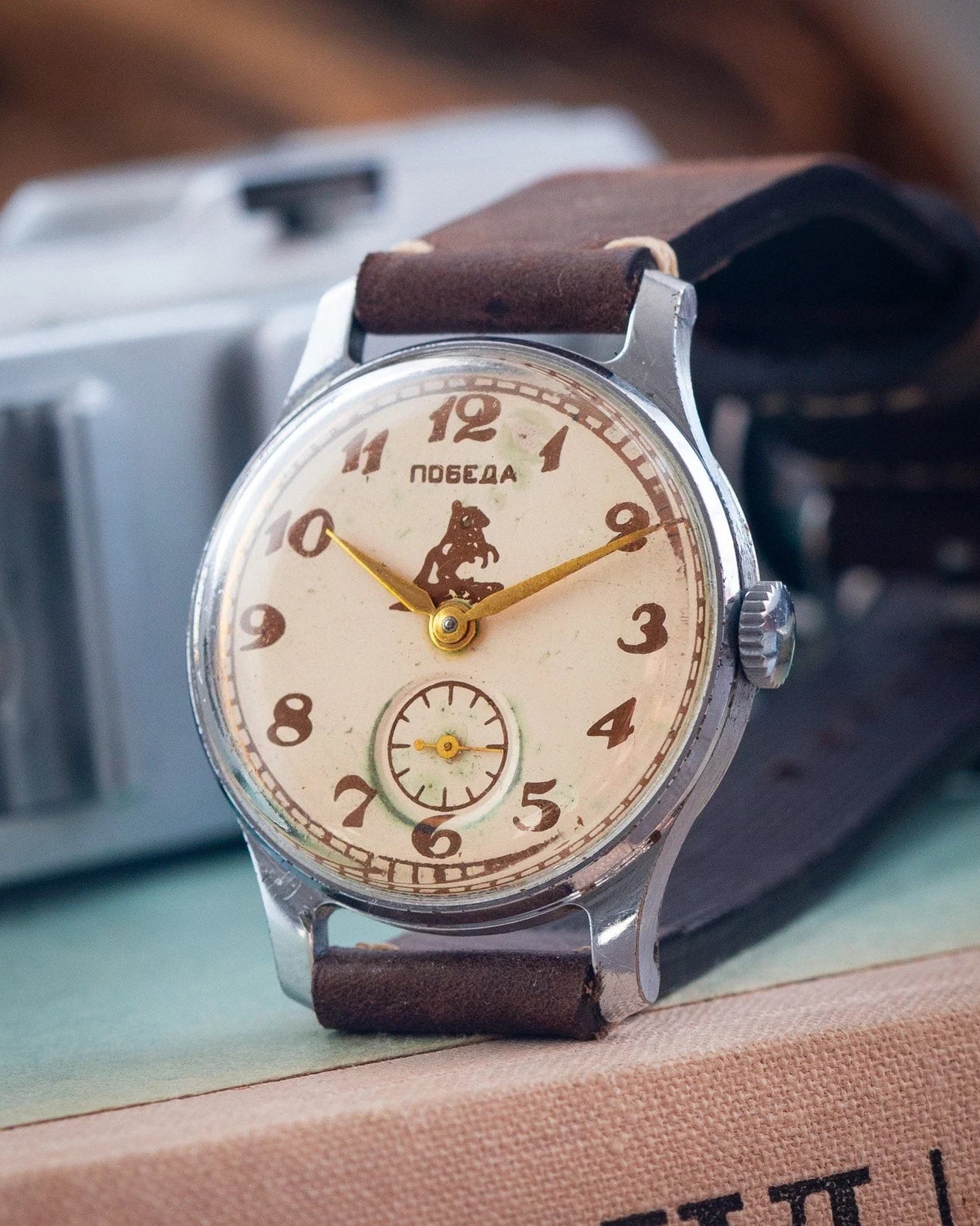 Soviet Vintage Watch "Pobeda", Retro Watch for Men - VintageDuMarko