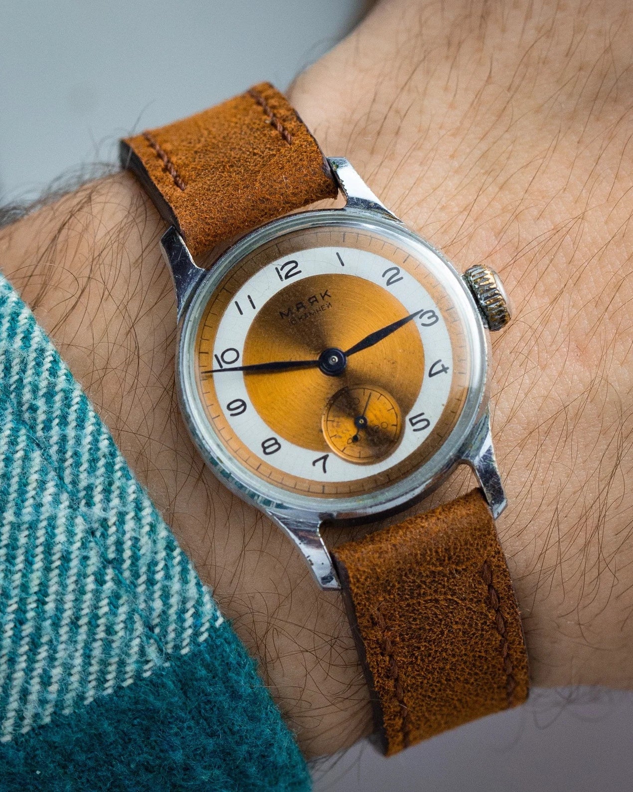 Soviet Watch «Pobeda Mayak» - Mechanical Rare Watch - VintageDuMarko