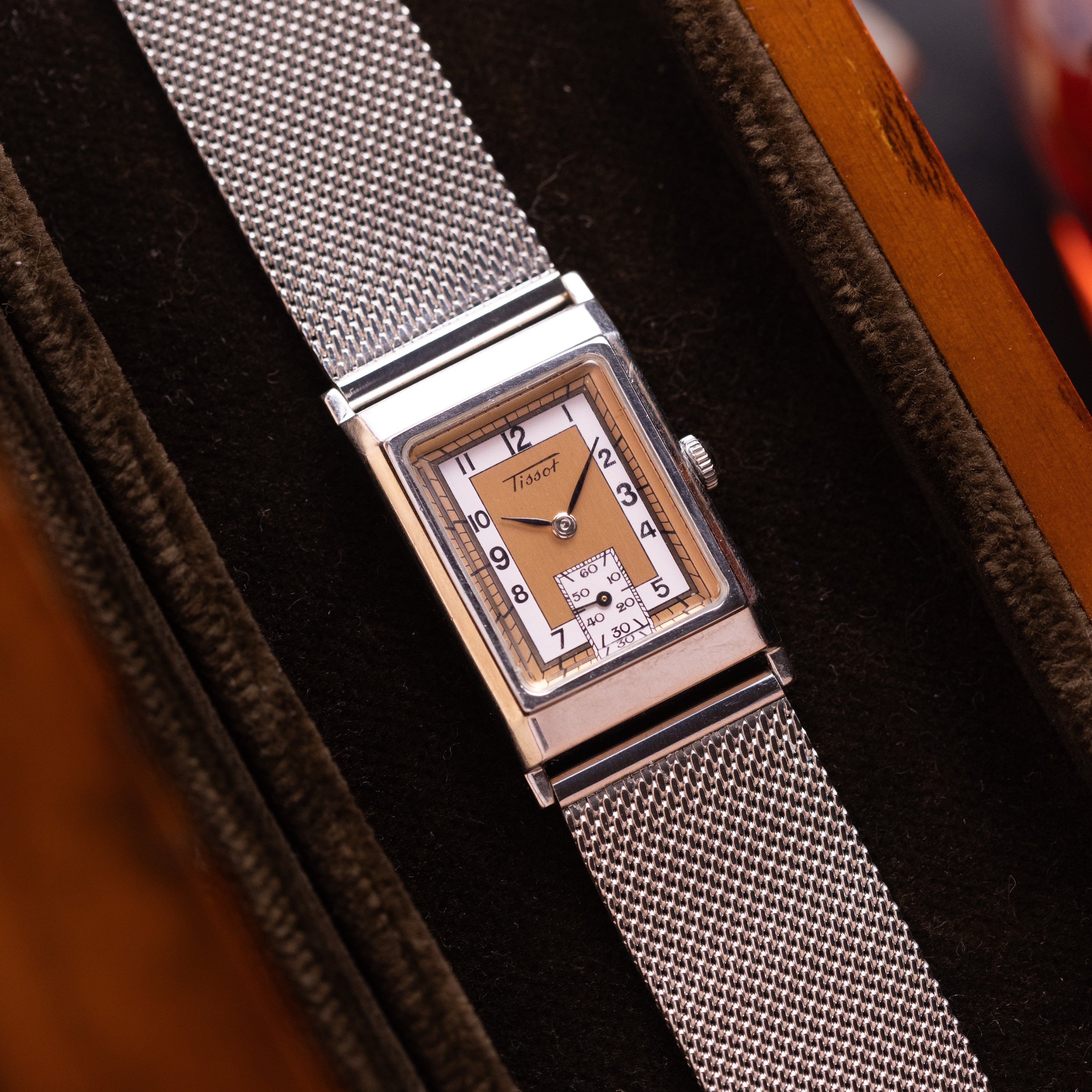 Tissot Art Deco Tank watch, Tissot Heritage from 1990's - VintageDuMarko