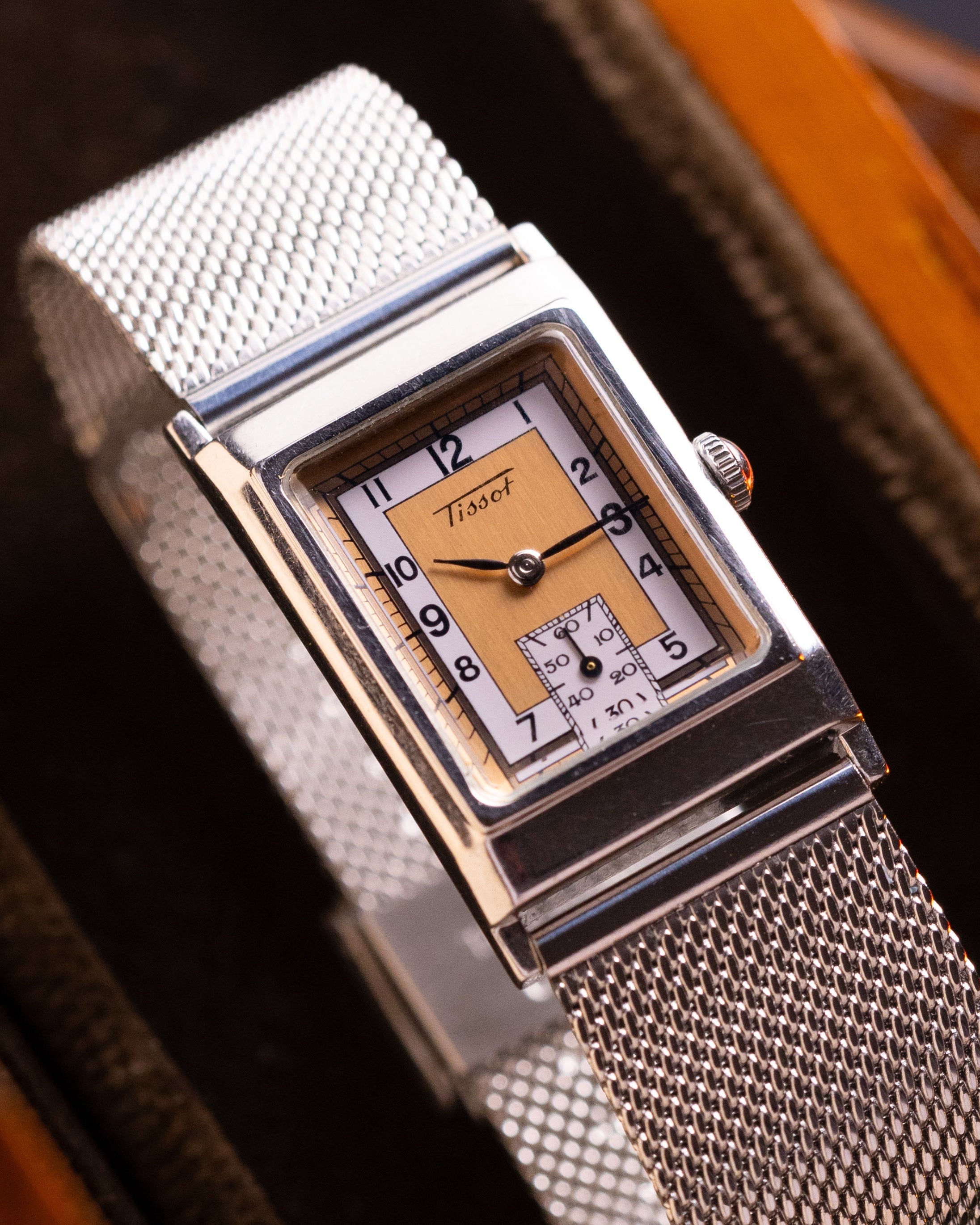 Tissot Art Deco Tank watch, Tissot Heritage from 1990's - VintageDuMarko