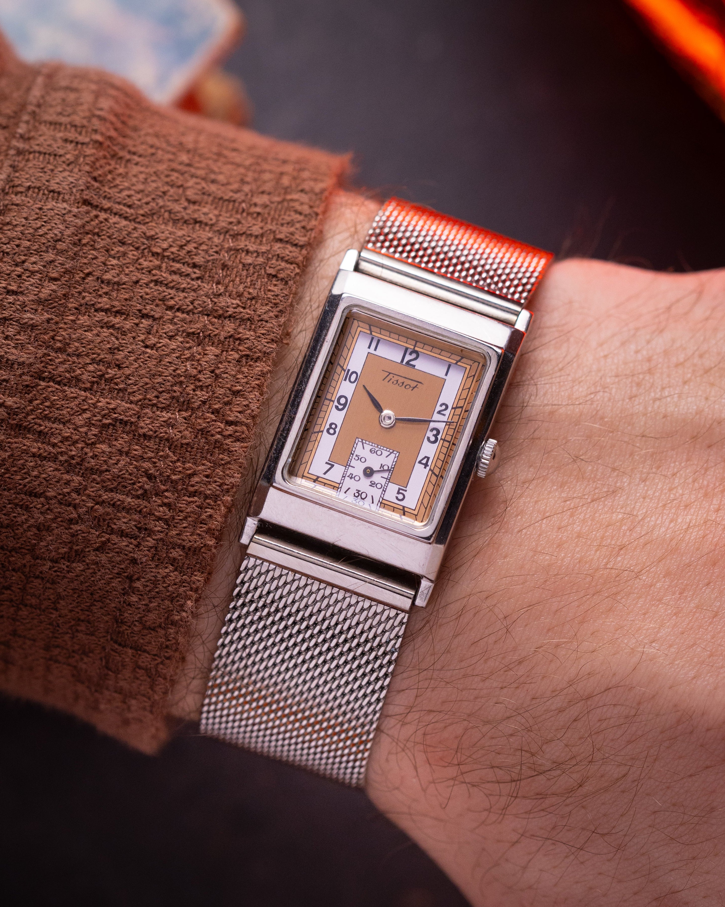 Tissot Art Deco Tank watch, Tissot Heritage from 1990's - VintageDuMarko