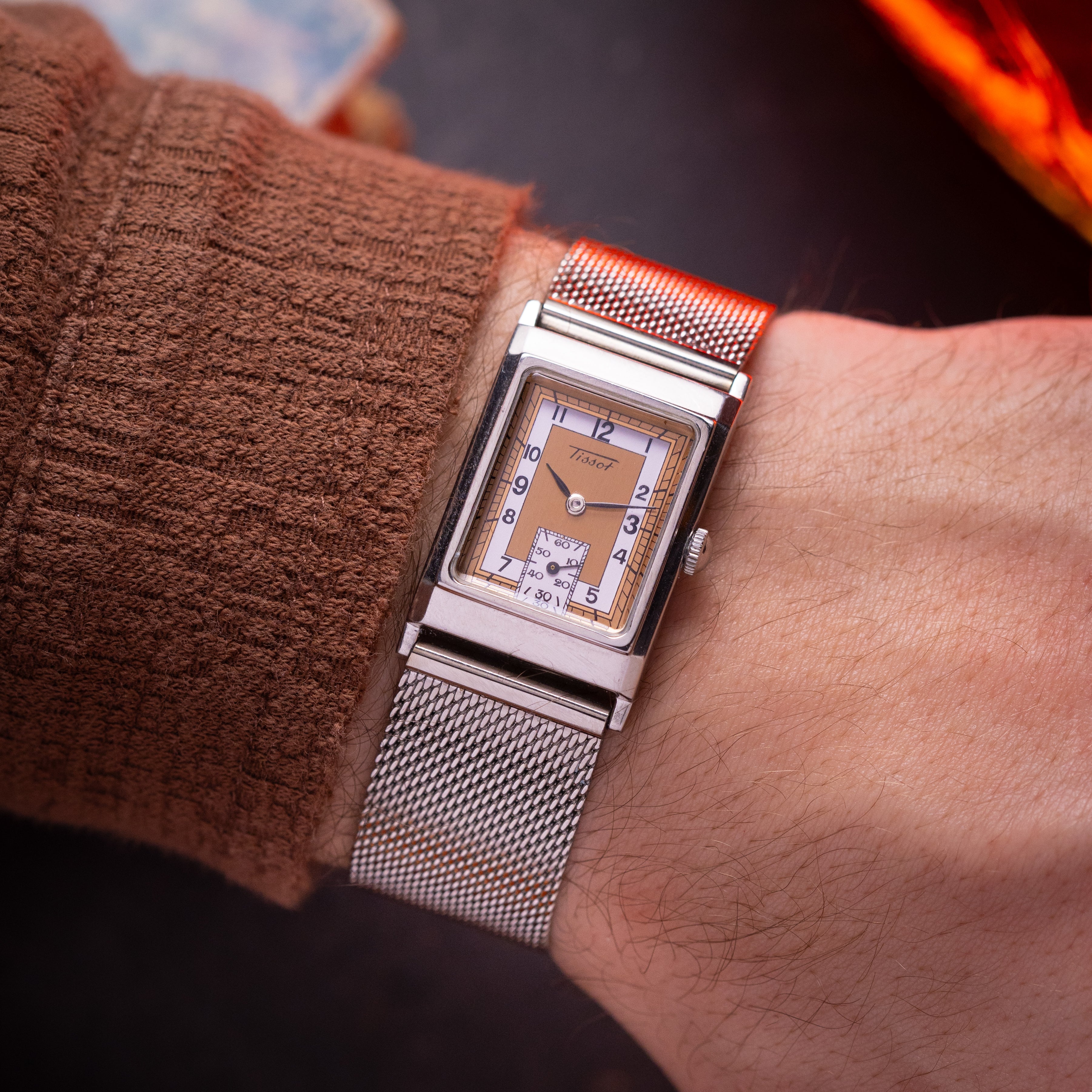 Tissot Art Deco Tank watch, Tissot Heritage from 1990's - VintageDuMarko