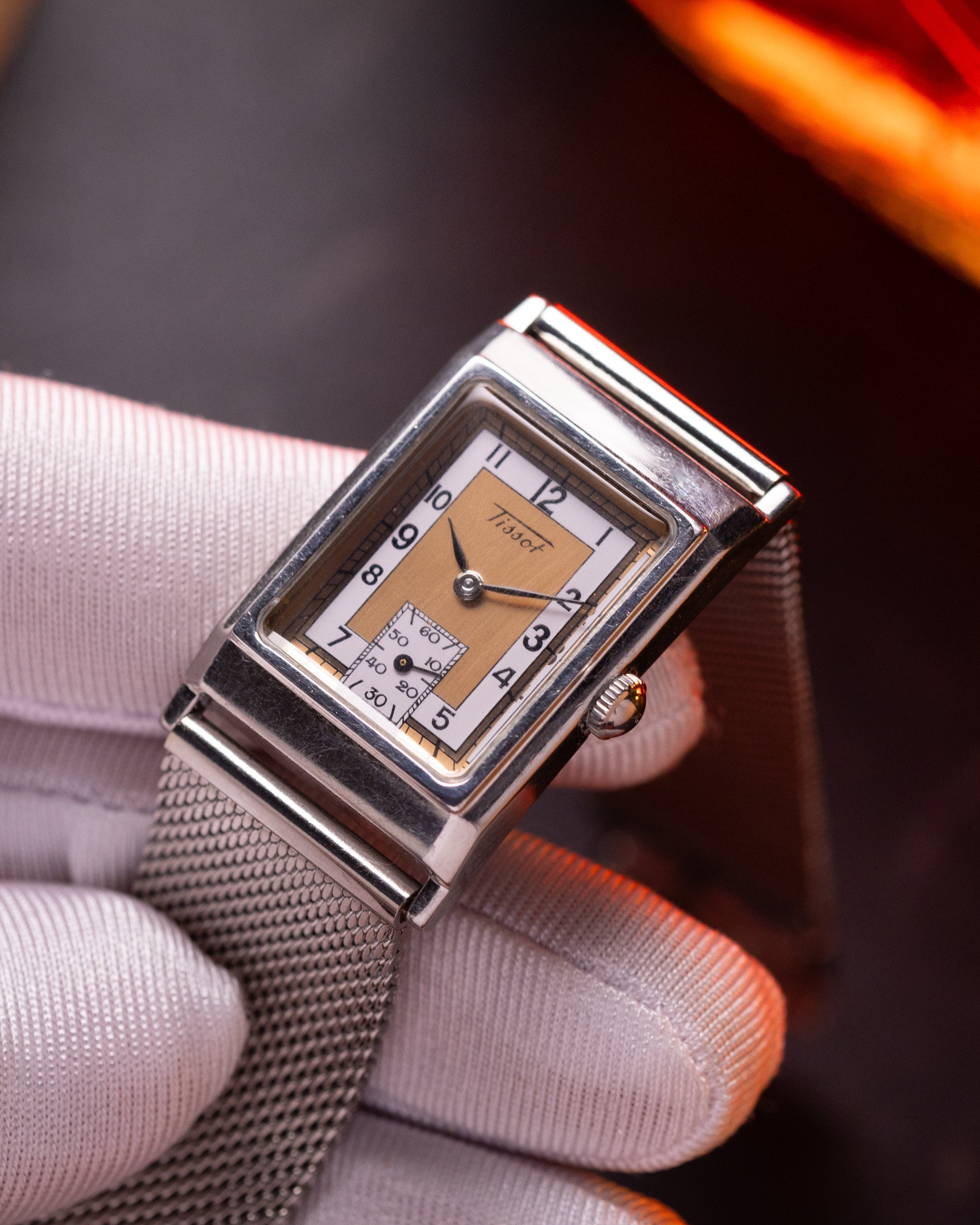 Tissot Art Deco Tank watch, Tissot Heritage from 1990's - VintageDuMarko