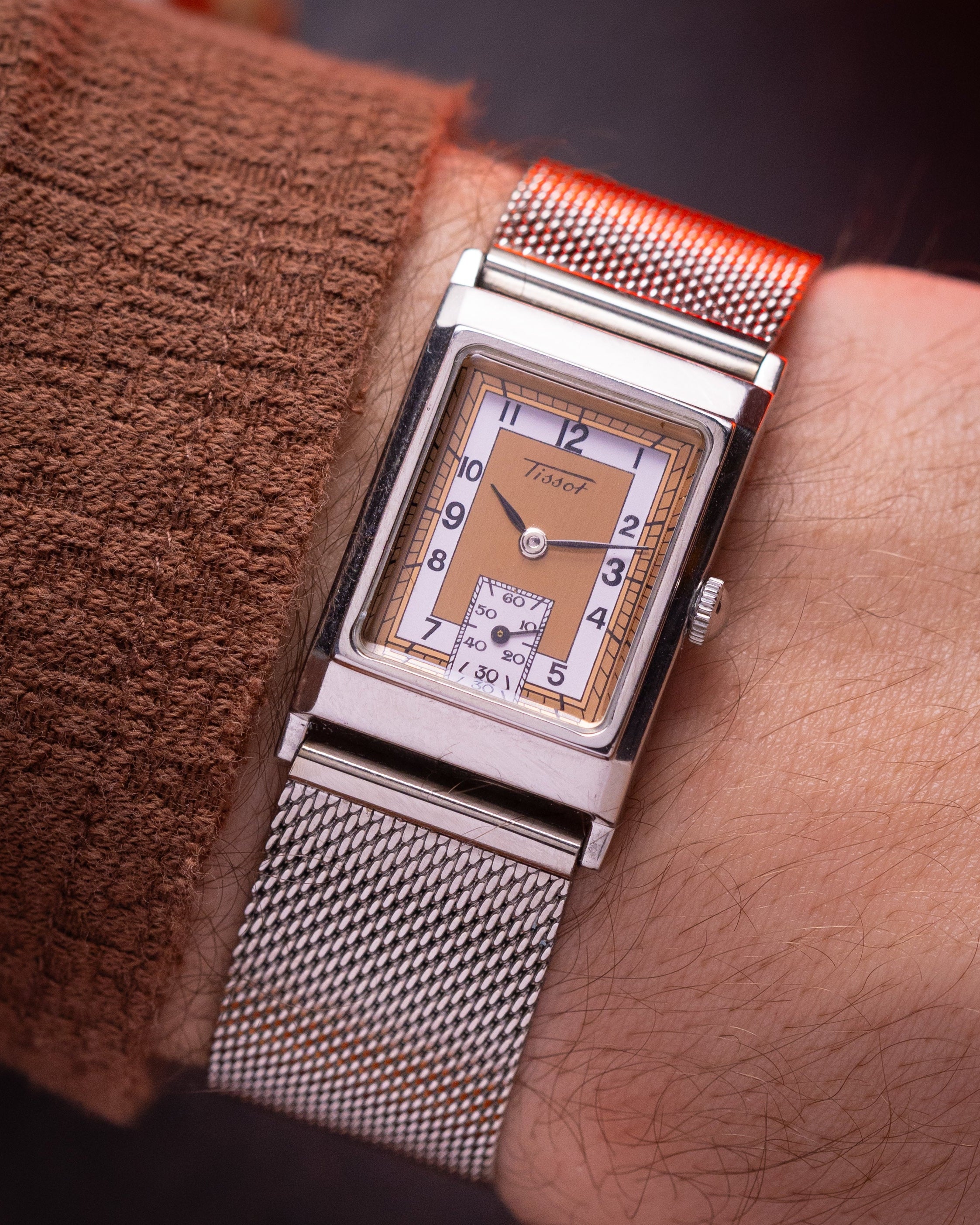 Tissot Art Deco Tank watch, Tissot Heritage from 1990's - VintageDuMarko