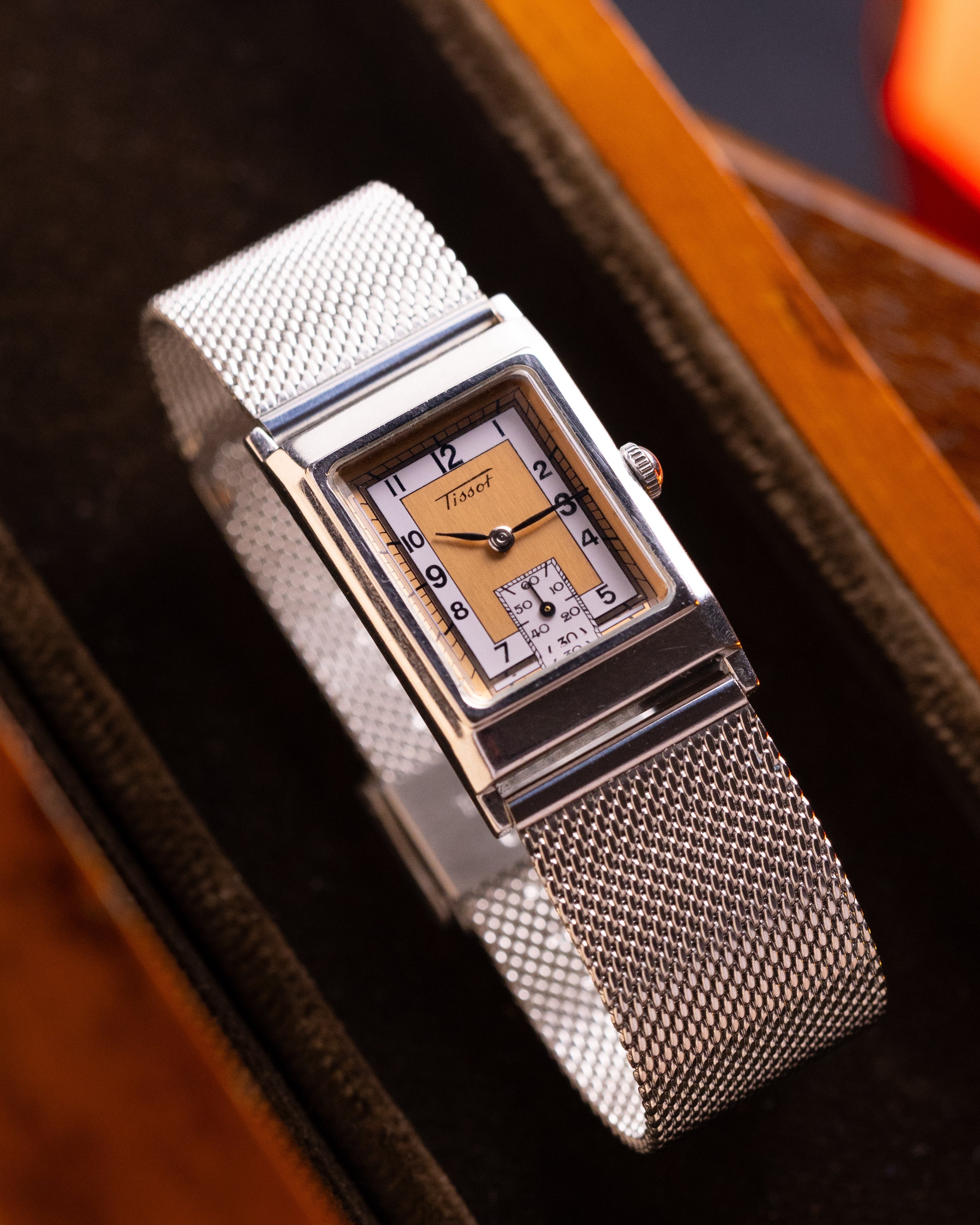 Tissot Art Deco Tank watch, Tissot Heritage from 1990's - VintageDuMarko