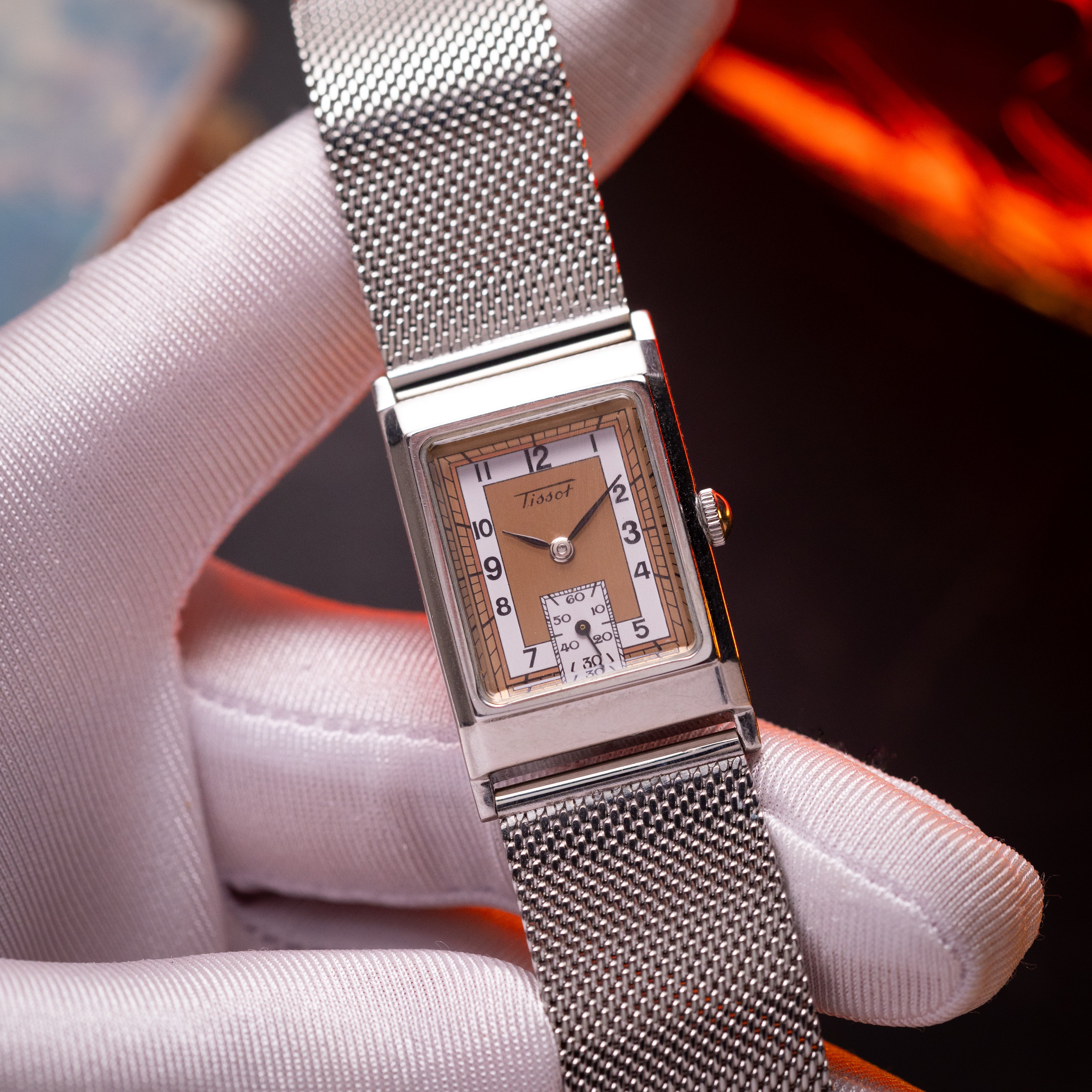 Tissot Art Deco Tank watch, Tissot Heritage from 1990's - VintageDuMarko