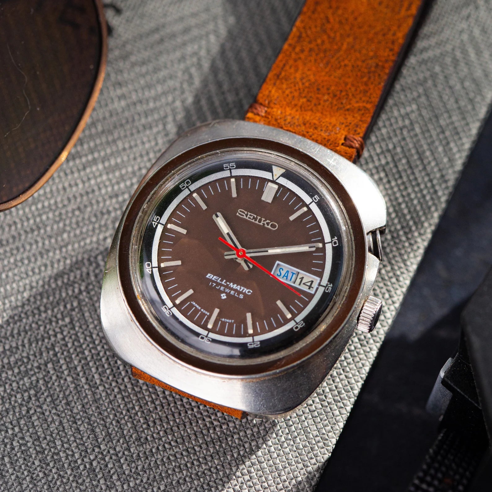 Vintage Alarm Watch "Seiko Bell-Matic", Rare Japan Watch - VintageDuMarko