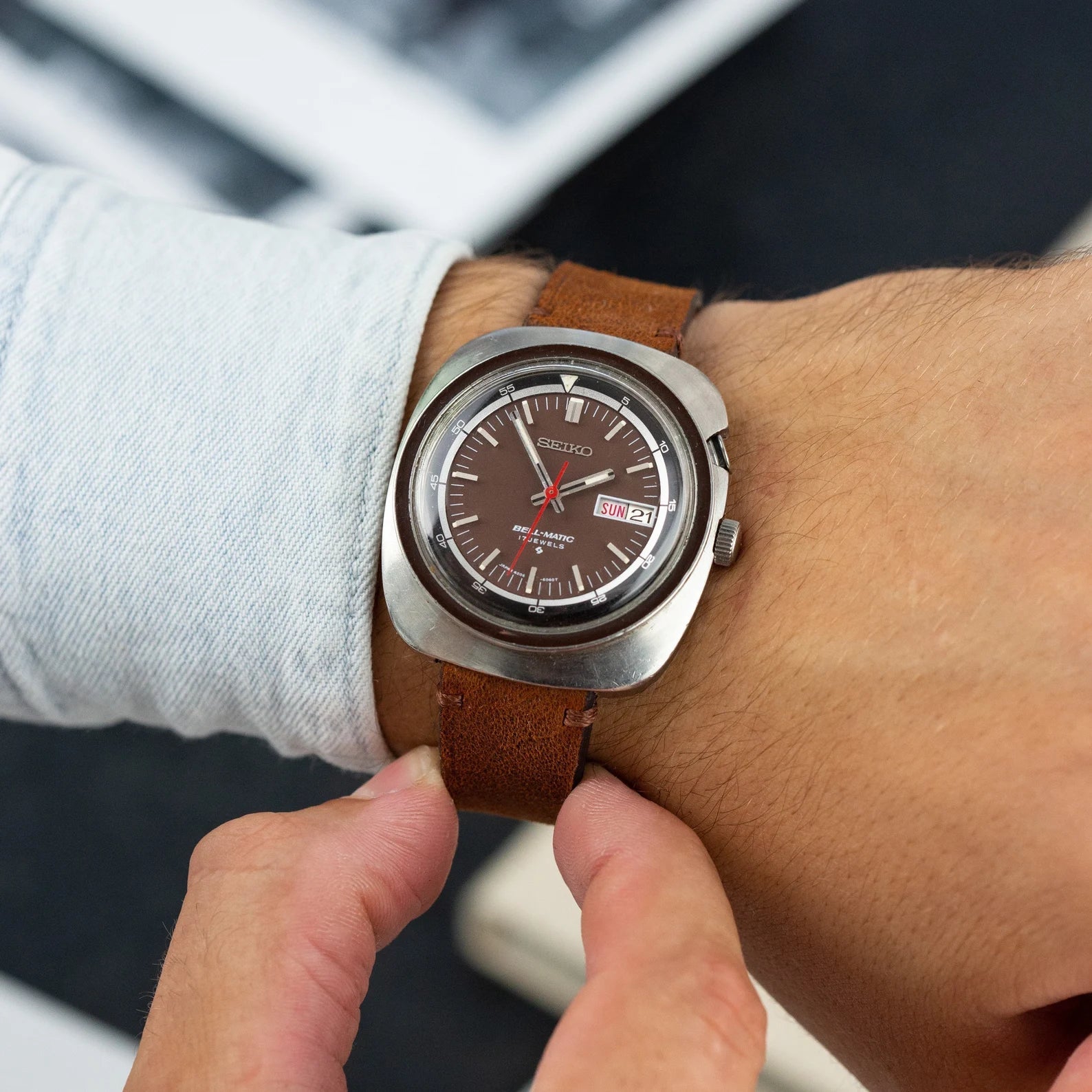 Vintage Alarm Watch "Seiko Bell-Matic", Rare Japan Watch - VintageDuMarko