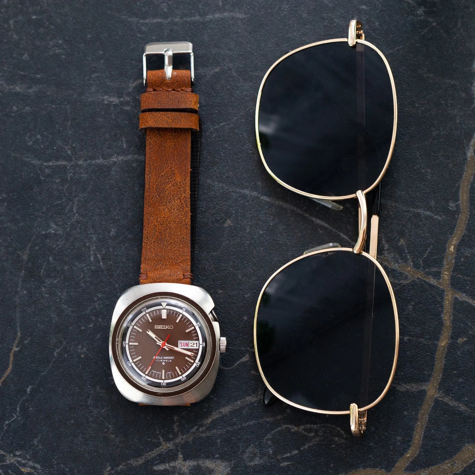 Vintage Alarm Watch "Seiko Bell-Matic", Rare Japan Watch - VintageDuMarko