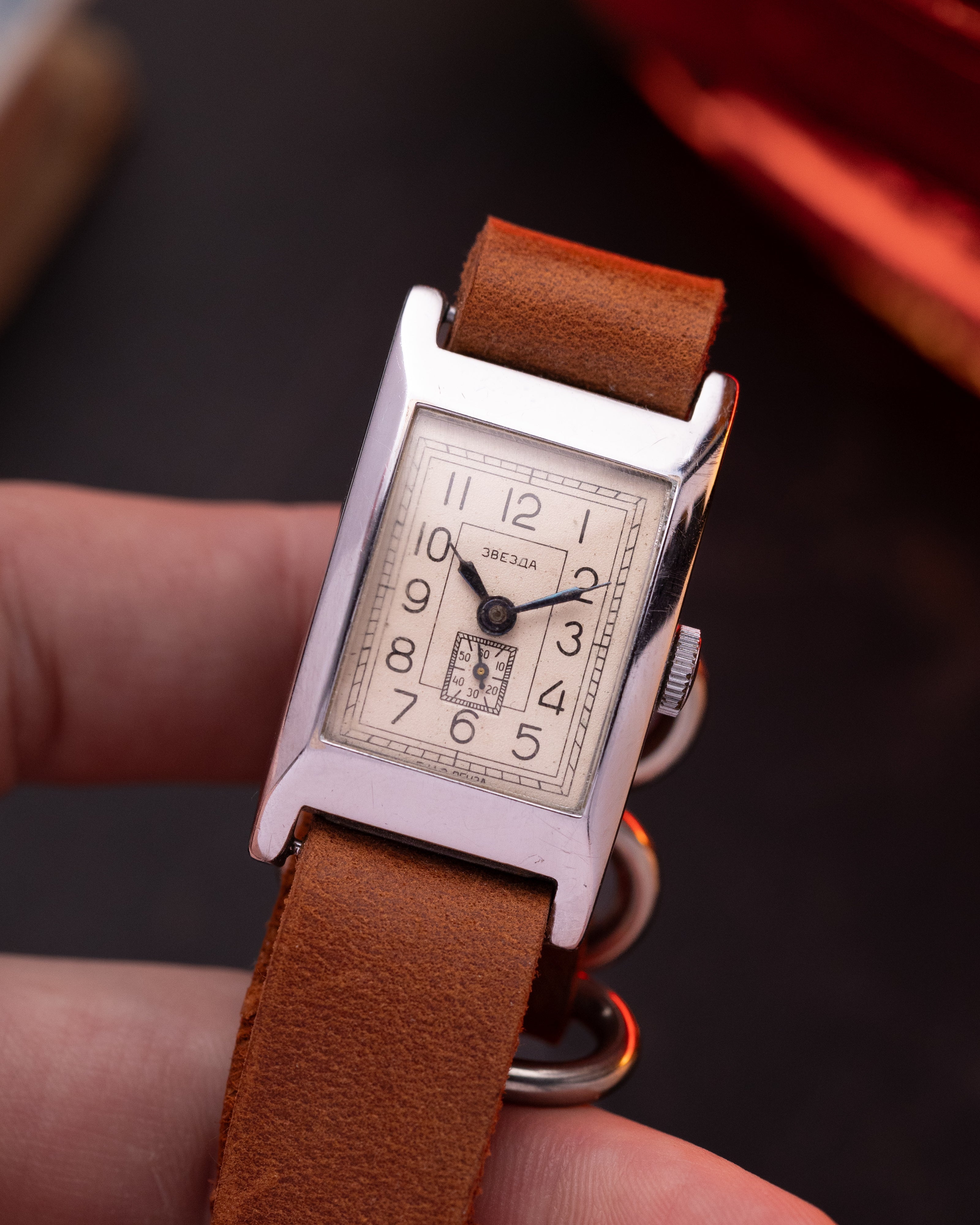 Vintage Art Deco Tank Zvezda watch, Antique Watches - VintageDuMarko