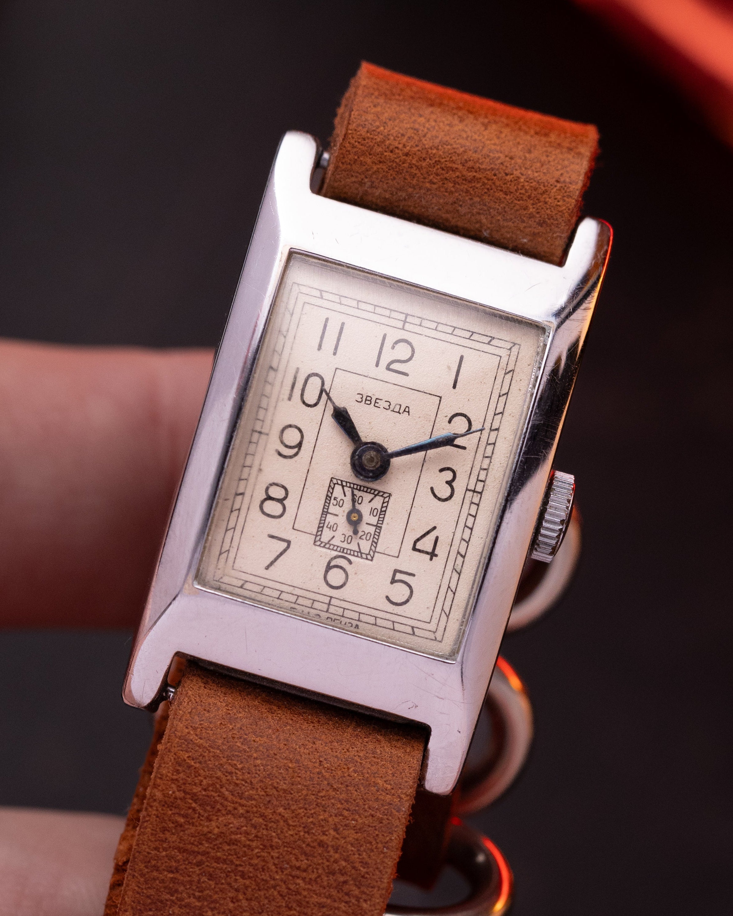 Vintage Art Deco Tank Zvezda watch, Antique Watches - VintageDuMarko