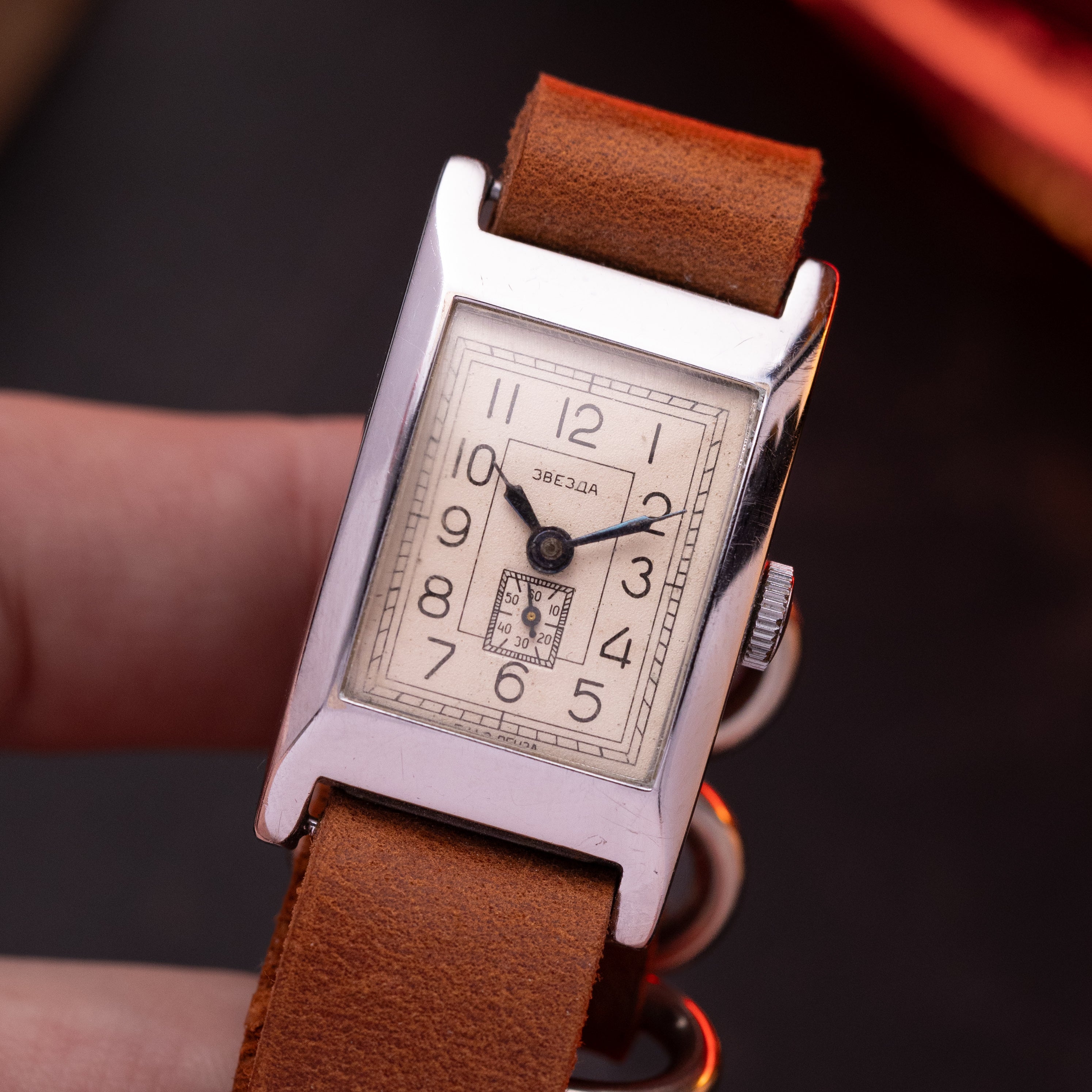 Vintage Art Deco Tank Zvezda watch, Antique Watches - VintageDuMarko