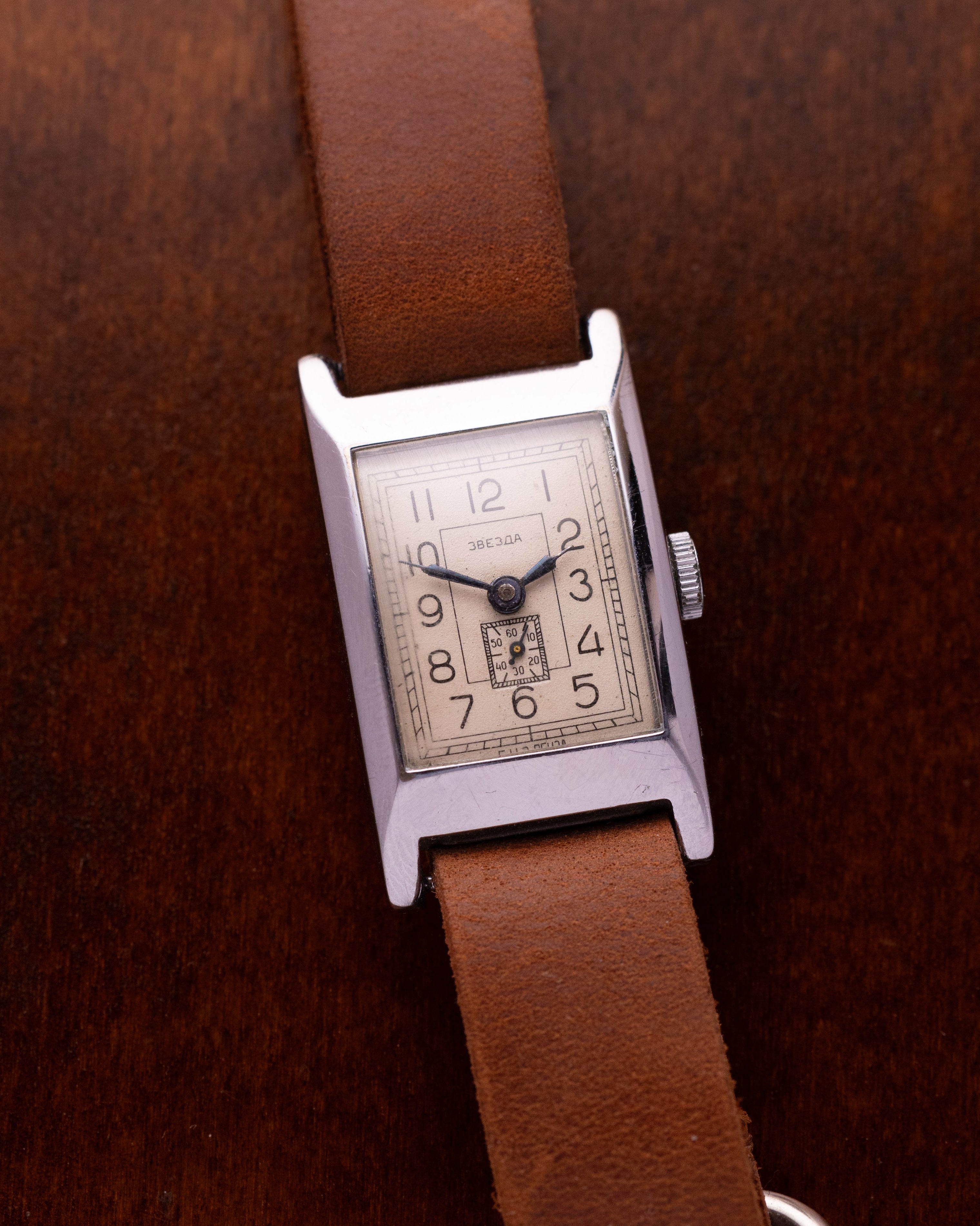 Vintage Art Deco Tank Zvezda watch, Antique Watches - VintageDuMarko