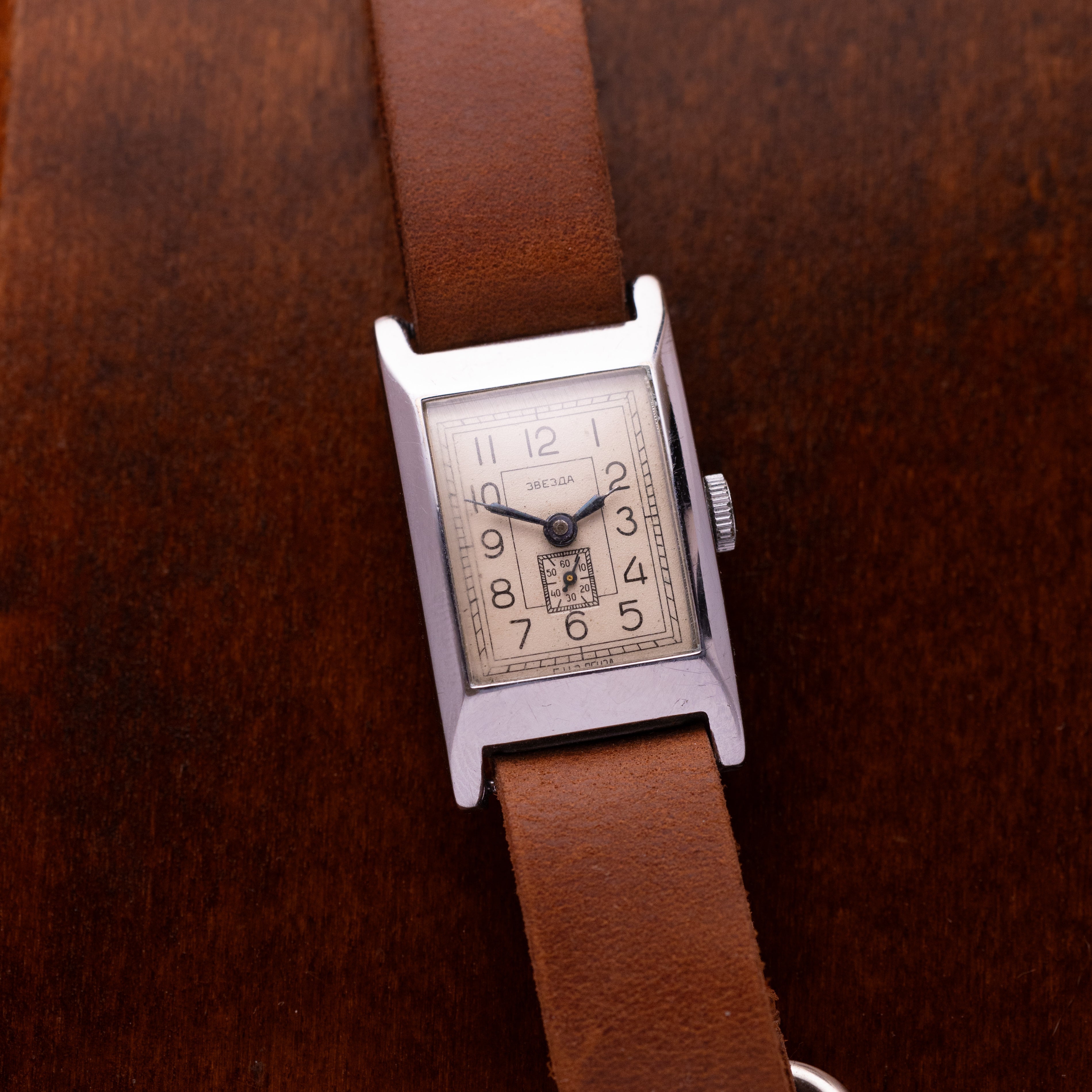 Vintage Art Deco Tank Zvezda watch, Antique Watches - VintageDuMarko