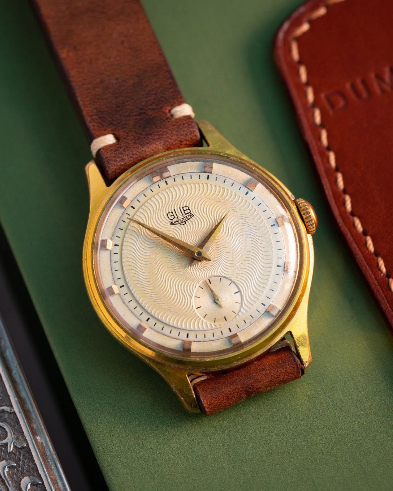 Vintage Authentic Gold Watch "GUB Glashutte", Original German Watch - VintageDuMarko