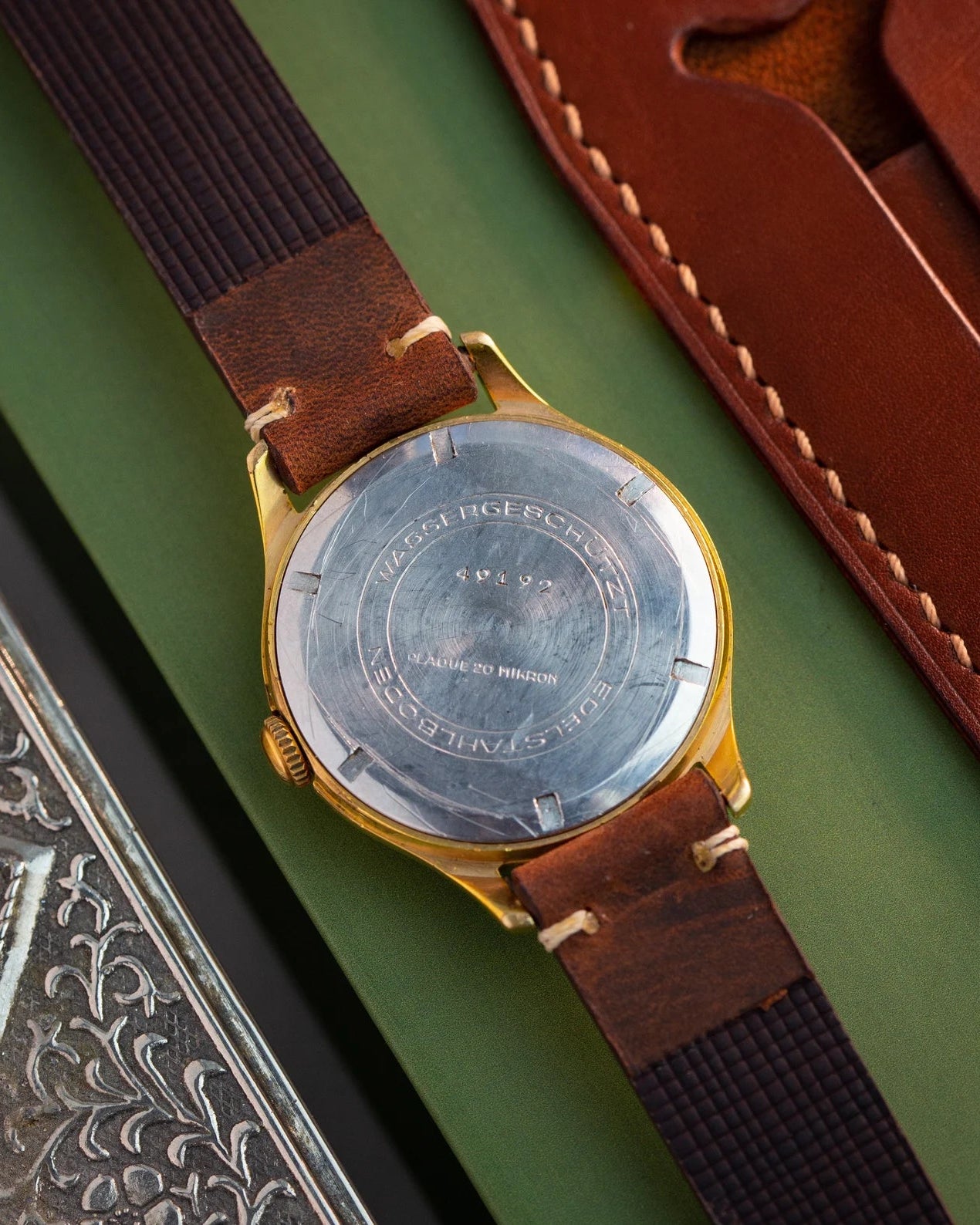 Vintage Authentic Gold Watch "GUB Glashutte", Original German Watch - VintageDuMarko