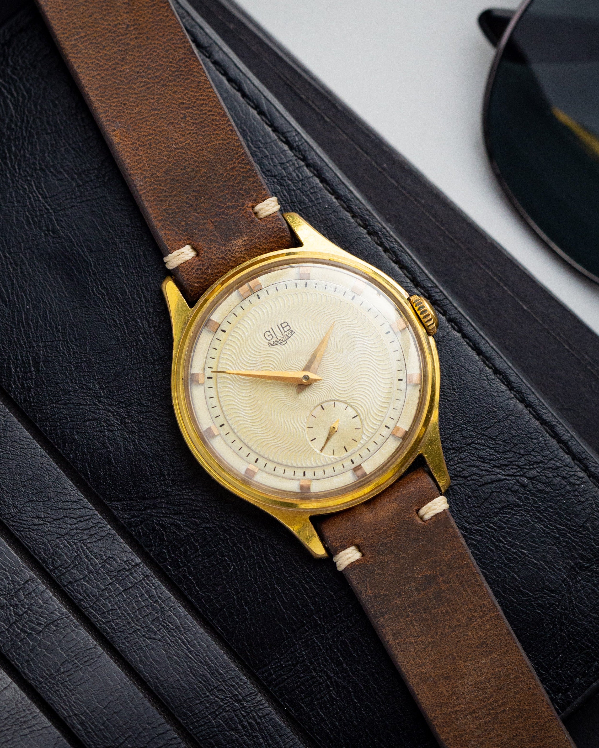 Vintage Authentic Gold Watch "GUB Glashutte", Original German Watch - VintageDuMarko