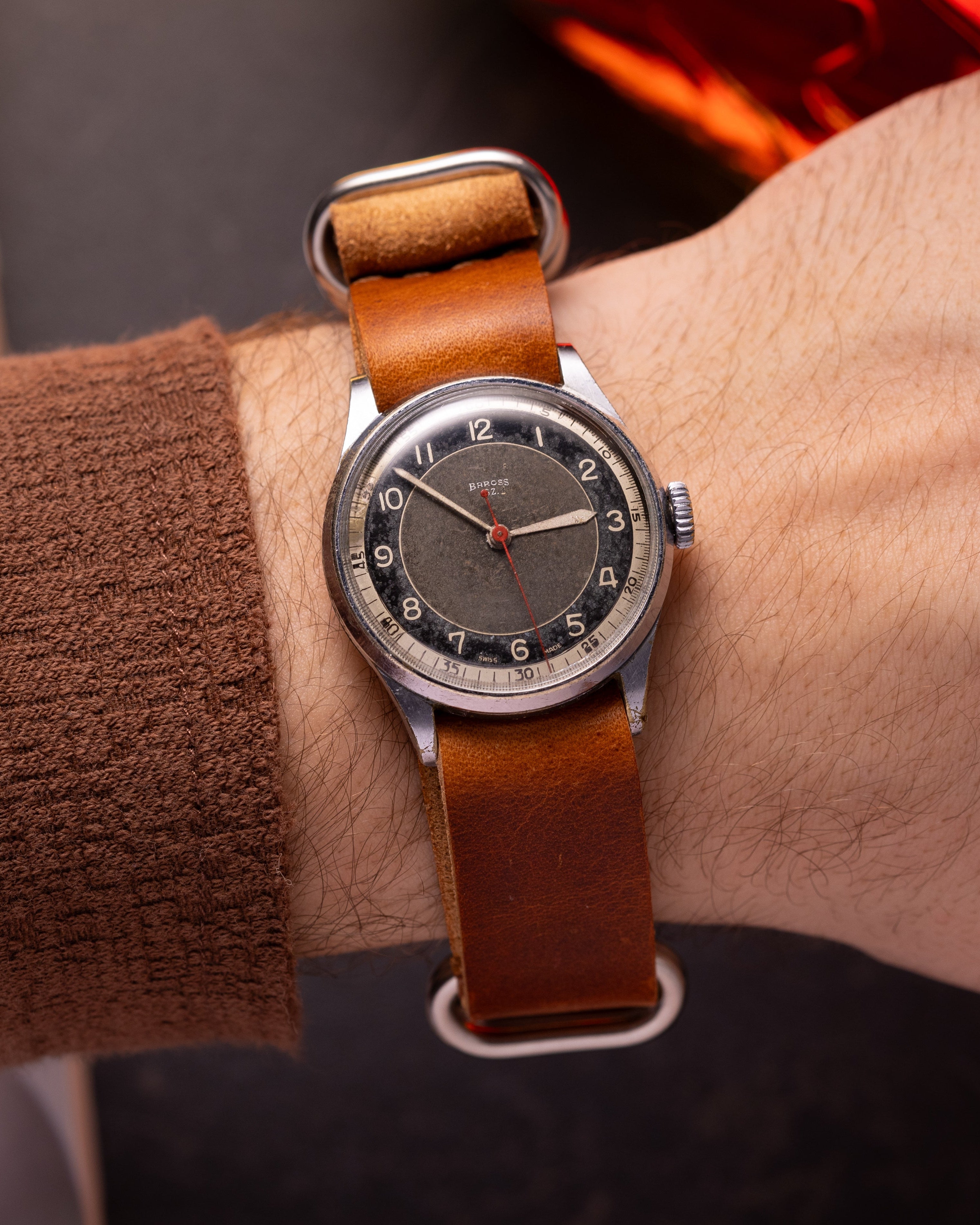 Vintage "Baross SZ" Swiss Military Watch - VintageDuMarko