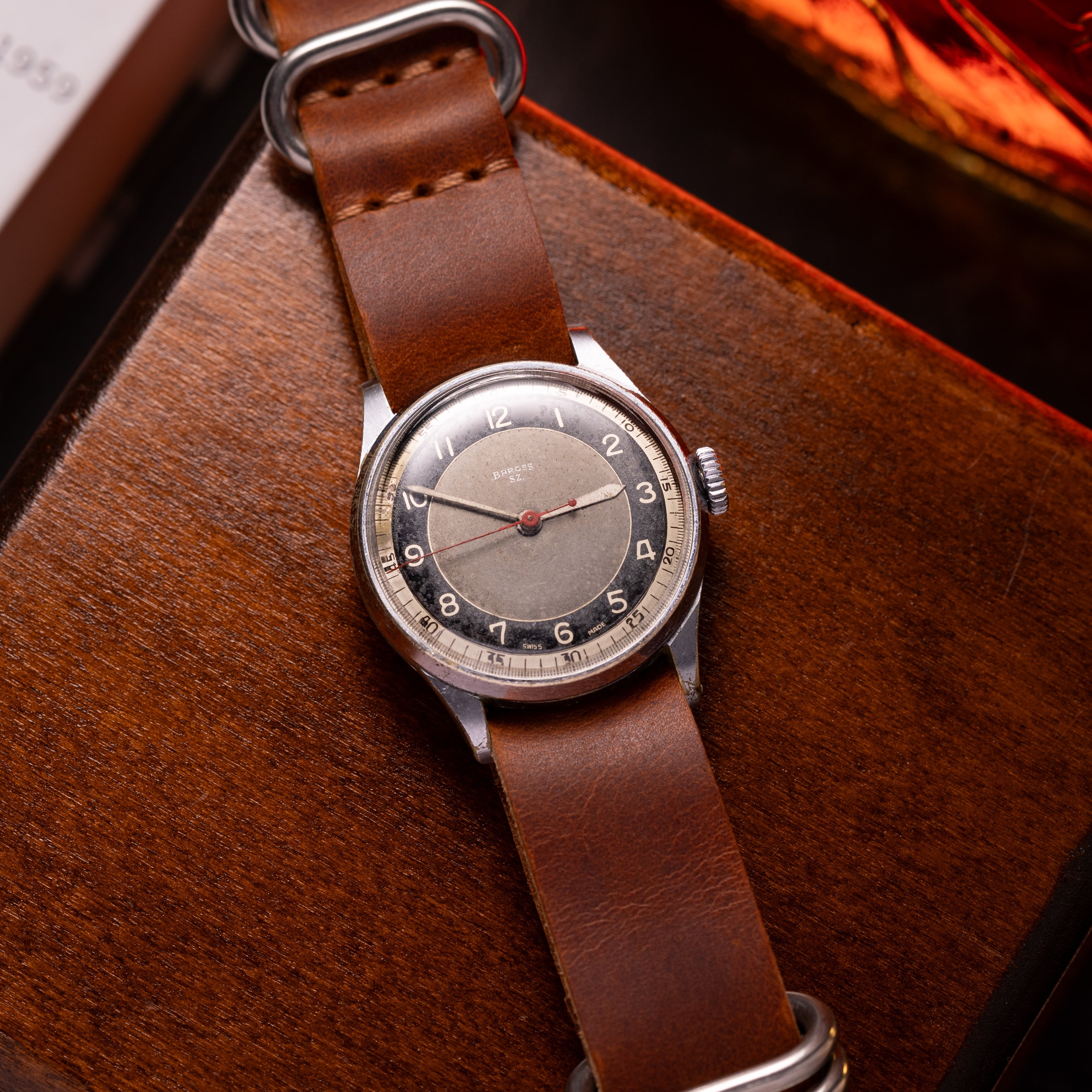 Vintage "Baross SZ" Swiss Military Watch - VintageDuMarko