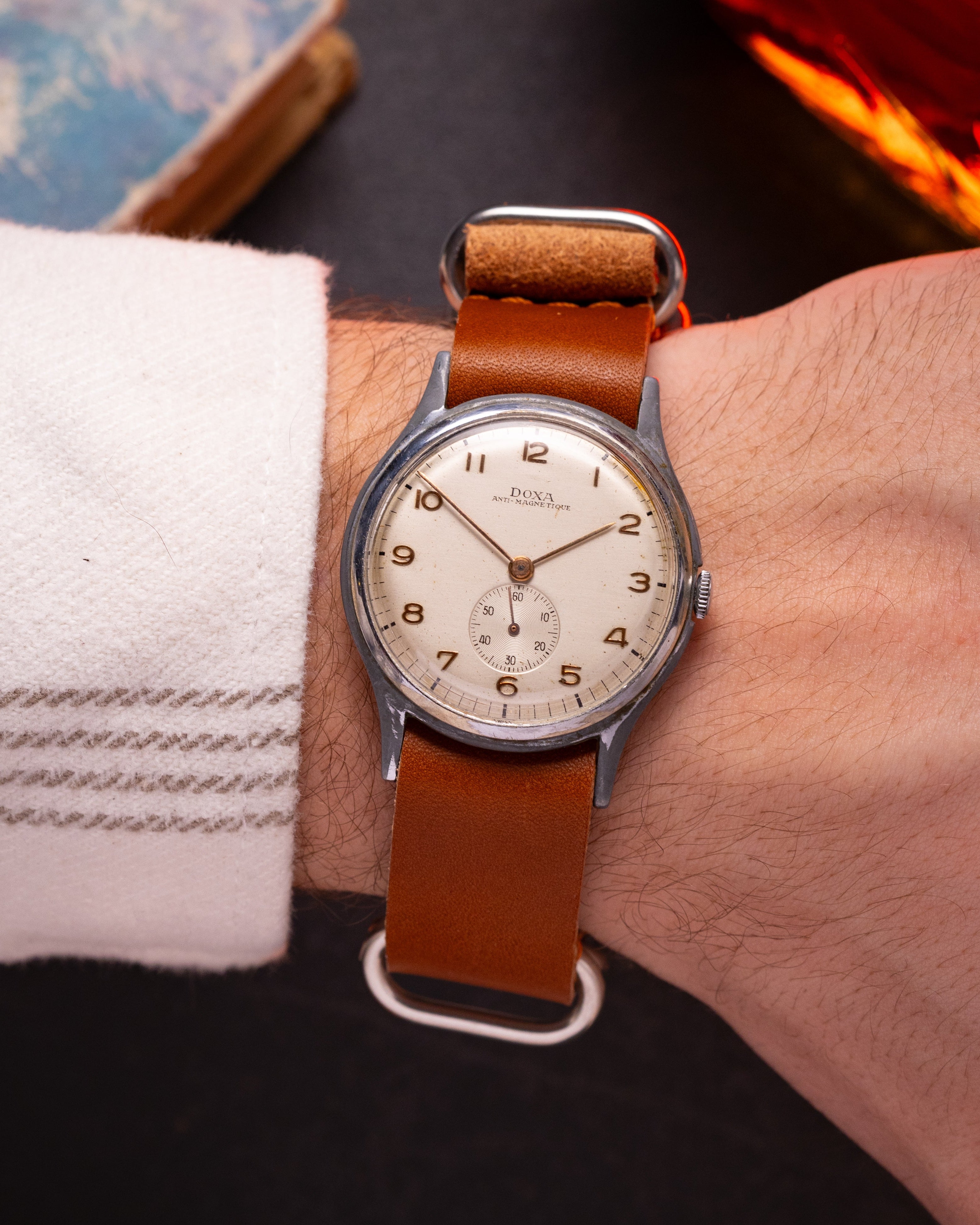 Vintage "Doxa" Art Deco watch, Oversize case 38 mm - VintageDuMarko