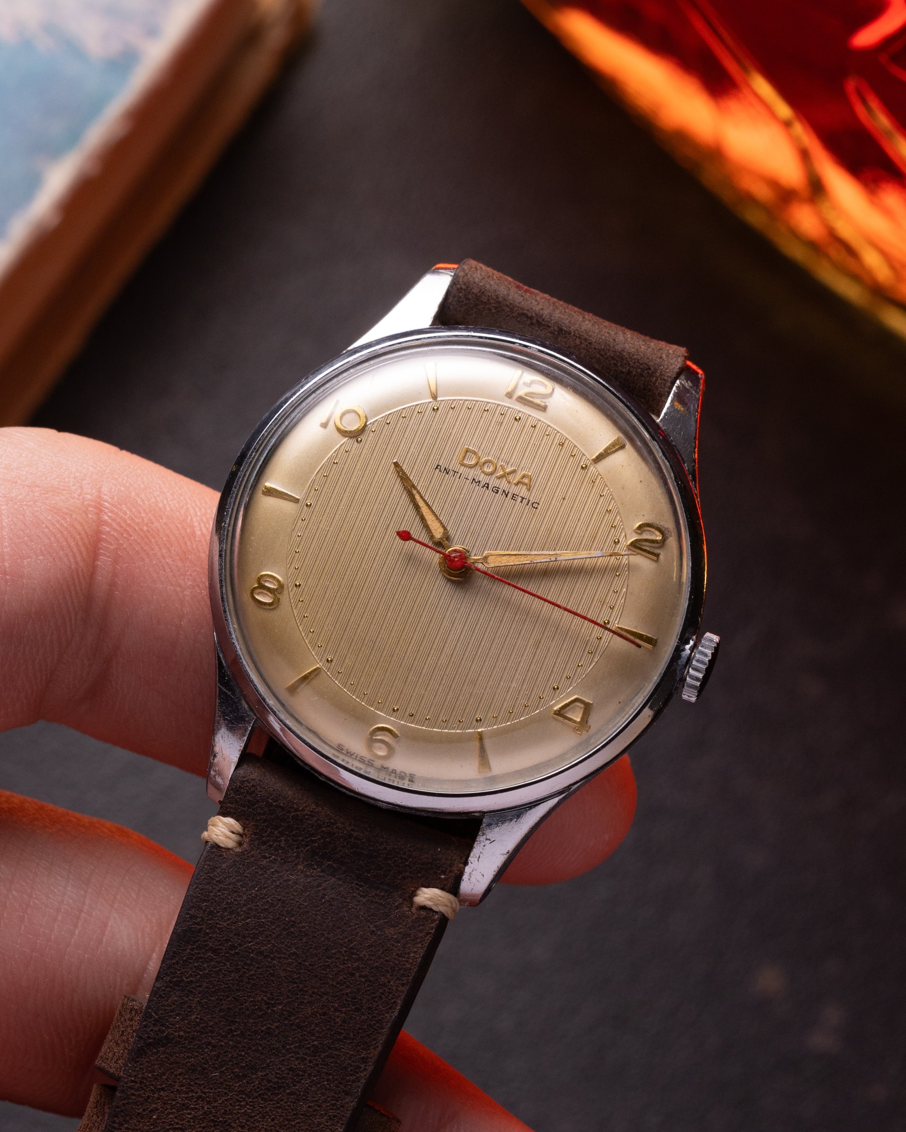 Vintage "Doxa" Calatrava dial, Original military watch - VintageDuMarko