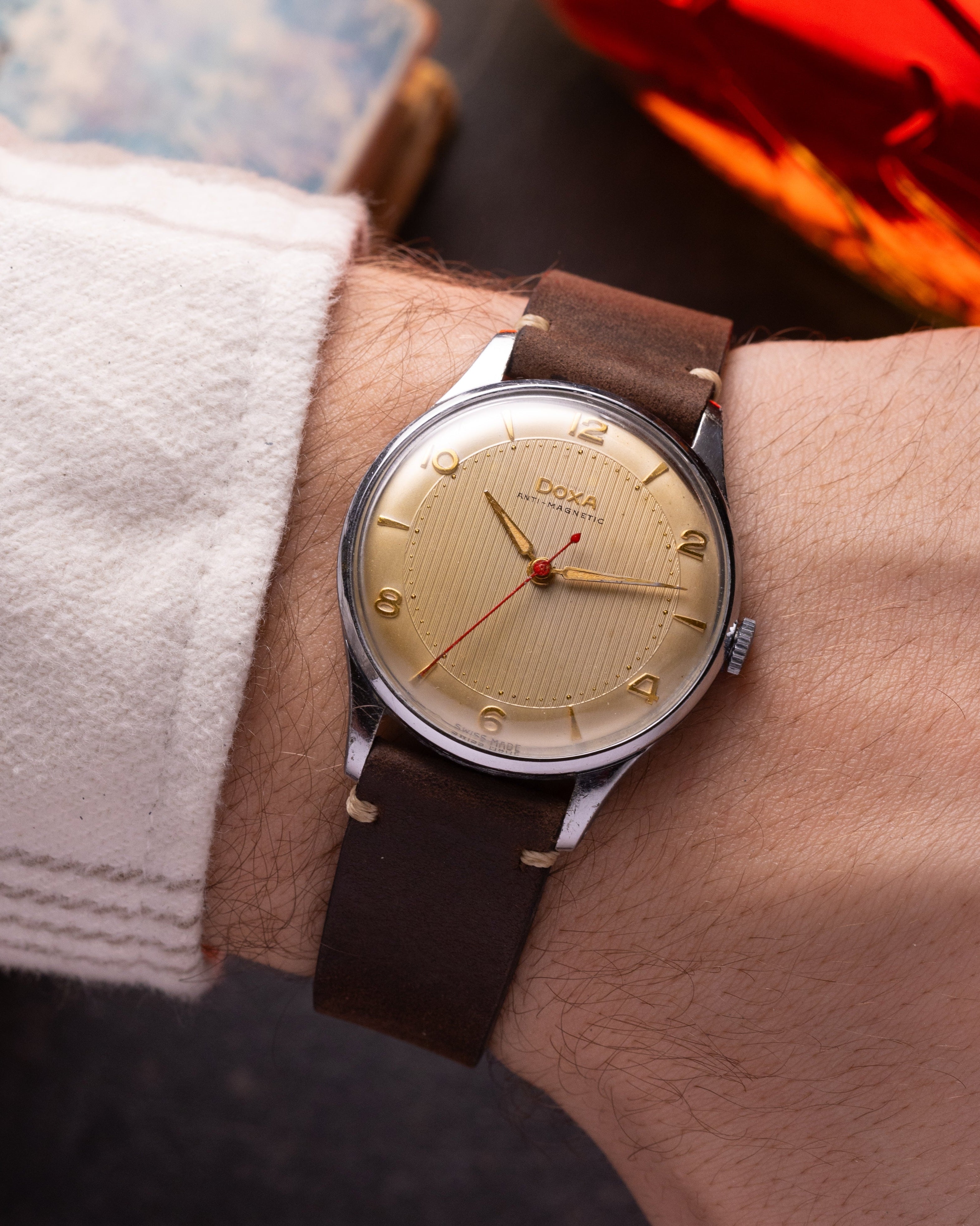 Vintage "Doxa" Calatrava dial, Original military watch - VintageDuMarko