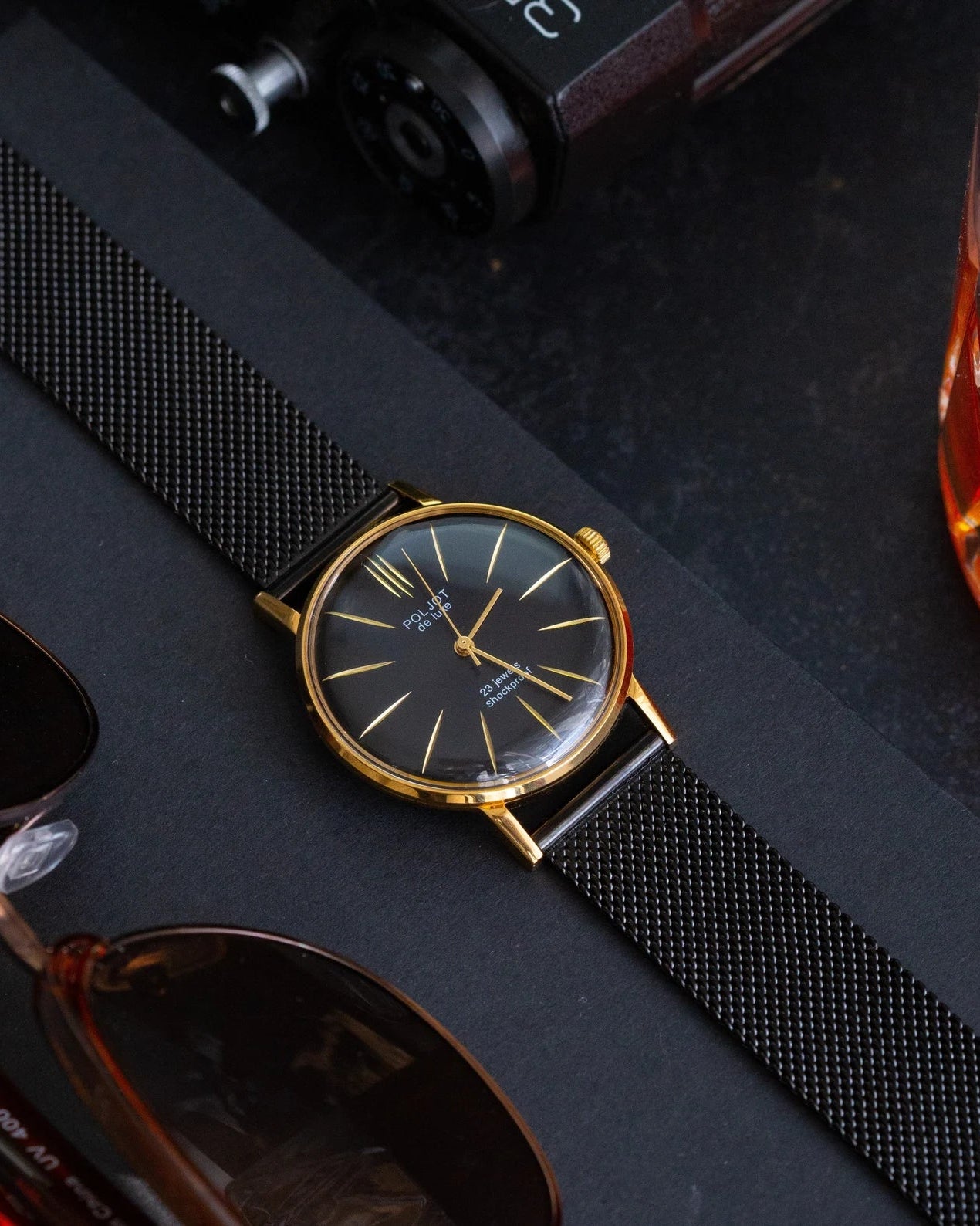 Vintage Dress Watch "Poljot De Luxe", Soviet Watch - VintageDuMarko