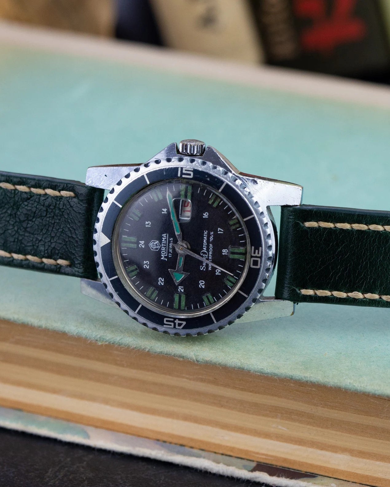 Vintage French Men's Watch "Mortima", Diver's Watch for Collection - VintageDuMarko