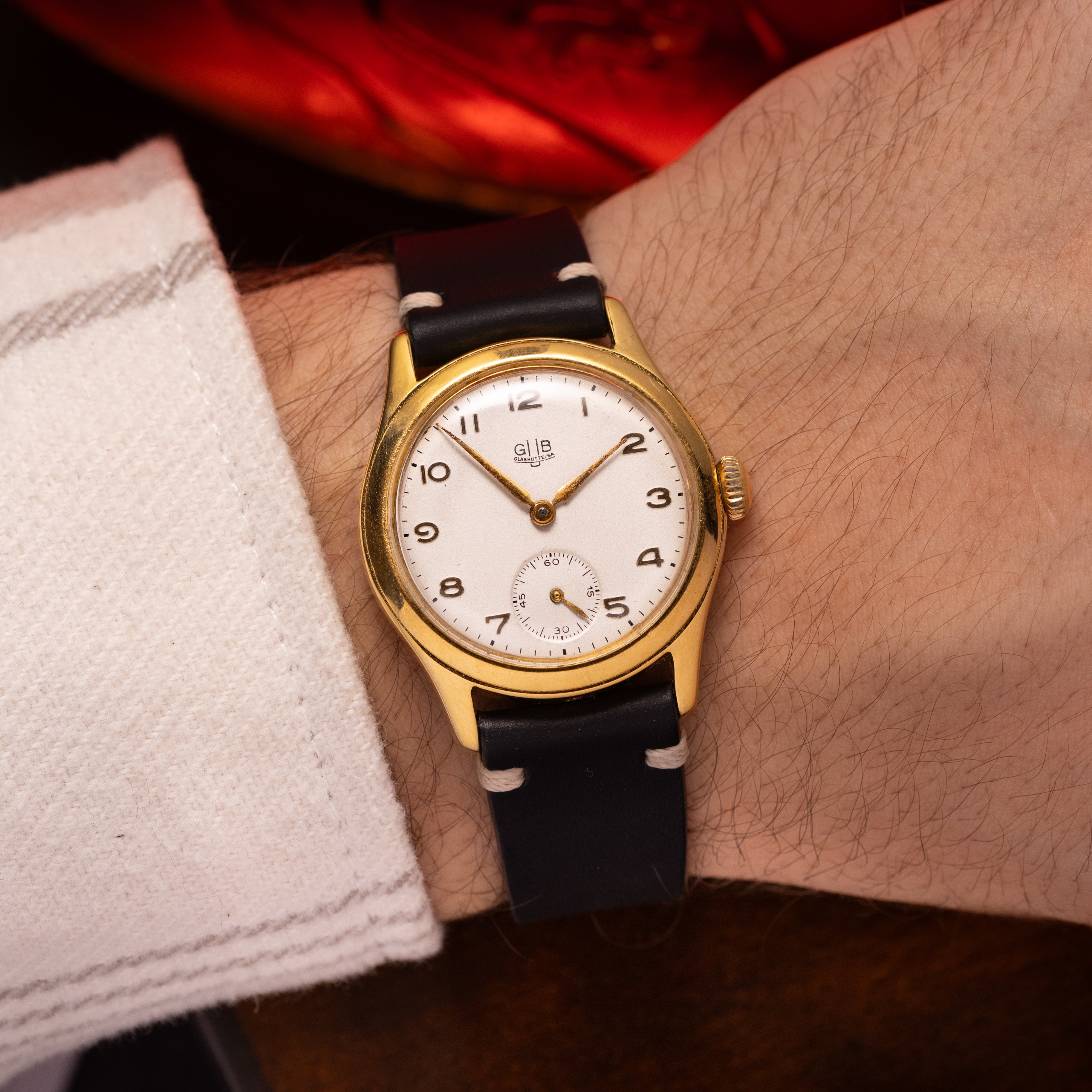 Vintage German "GUB Glashutte" Men's Watch - VintageDuMarko