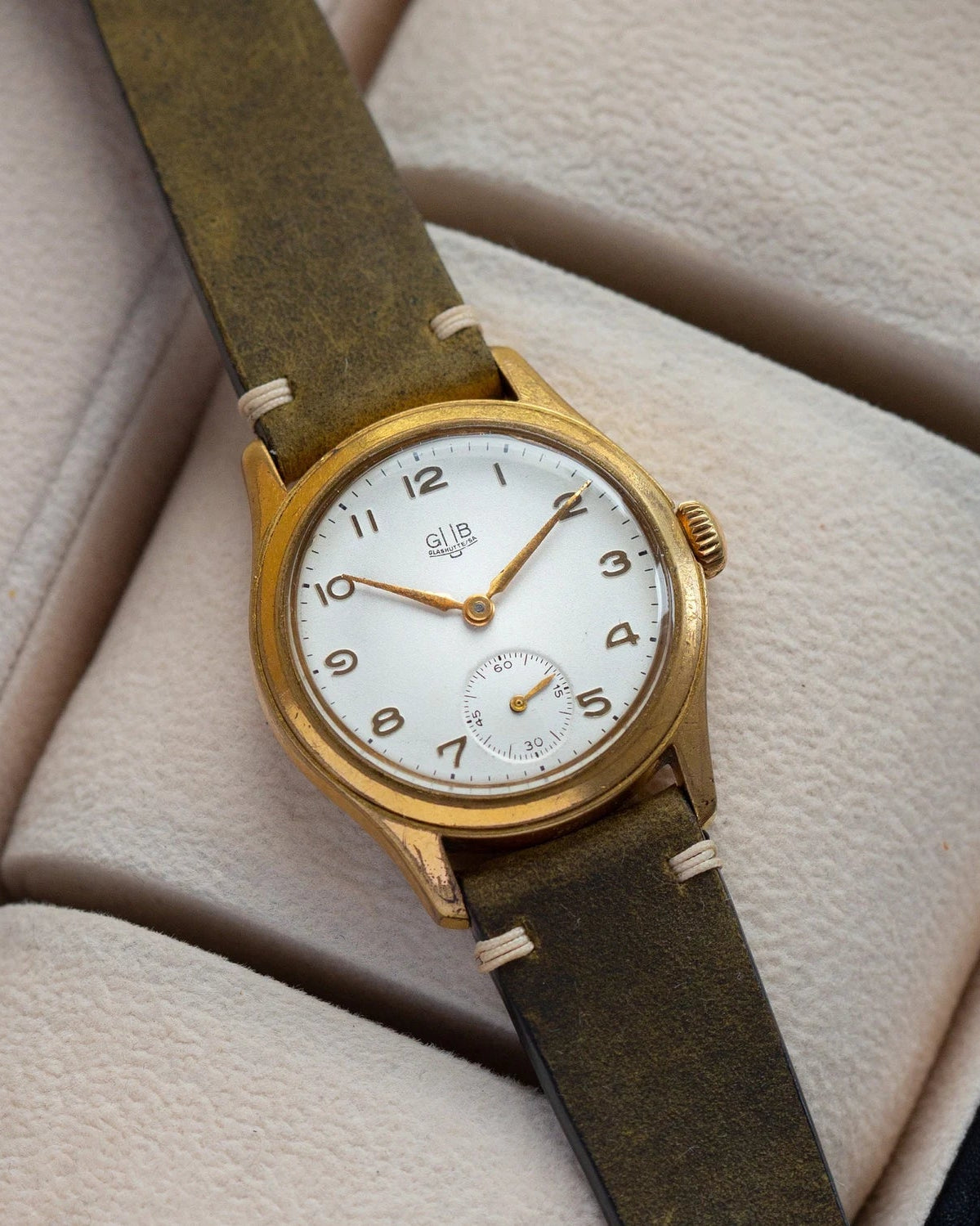 Vintage German Watch "GUB Glashutte", Gold Plated Watch - VintageDuMarko