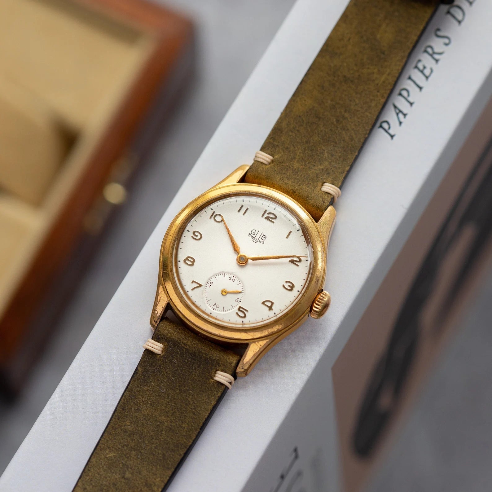 Vintage German Watch "GUB Glashutte", Gold Plated Watch - VintageDuMarko