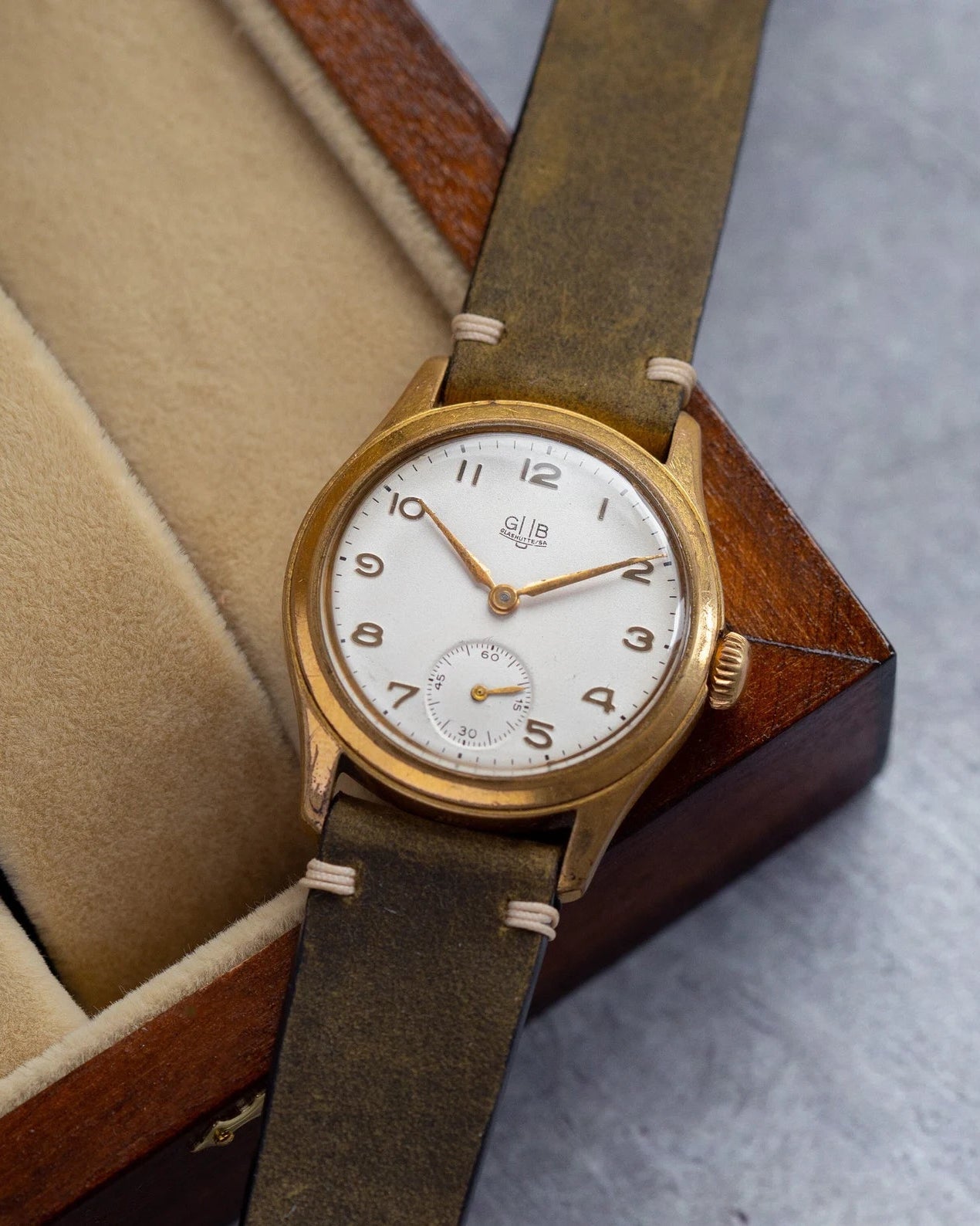 Vintage German Watch "GUB Glashutte", Gold Plated Watch - VintageDuMarko