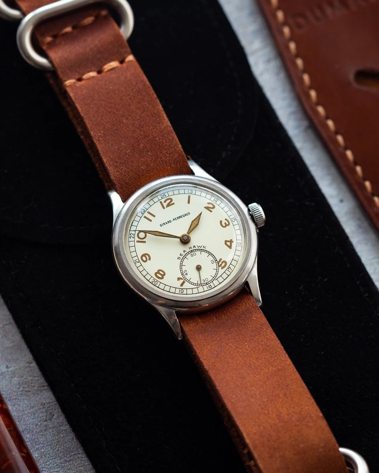 Vintage "Girard Perregaux Sea Hawk" Wrist Watch, Rare Swiss Watch - VintageDuMarko