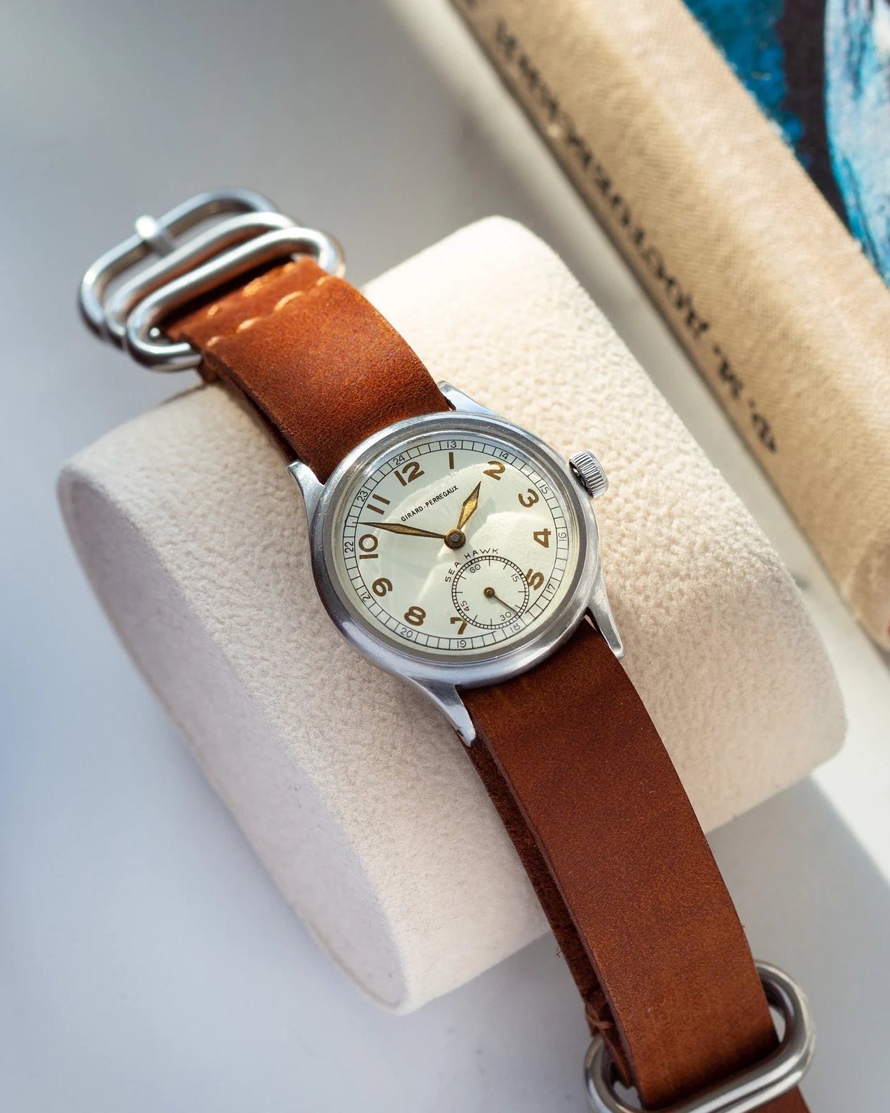 Vintage "Girard Perregaux Sea Hawk" Wrist Watch, Rare Swiss Watch - VintageDuMarko