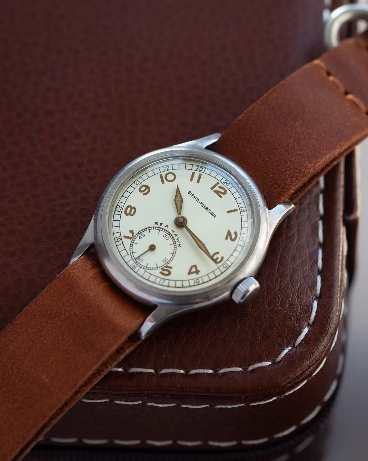 Vintage "Girard Perregaux Sea Hawk" Wrist Watch, Rare Swiss Watch - VintageDuMarko