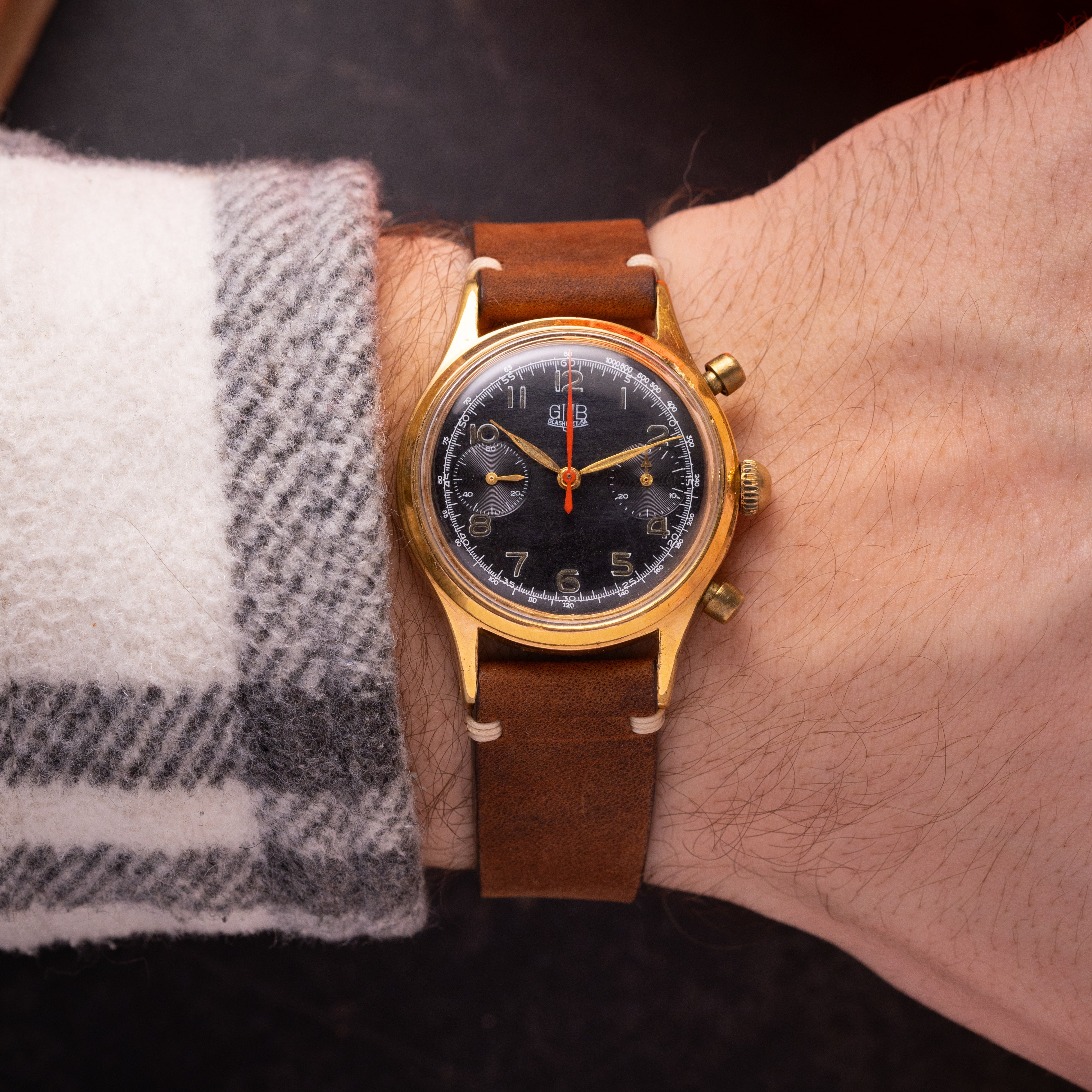 Vintage "GUB Glashütte" 1950's German watch - VintageDuMarko