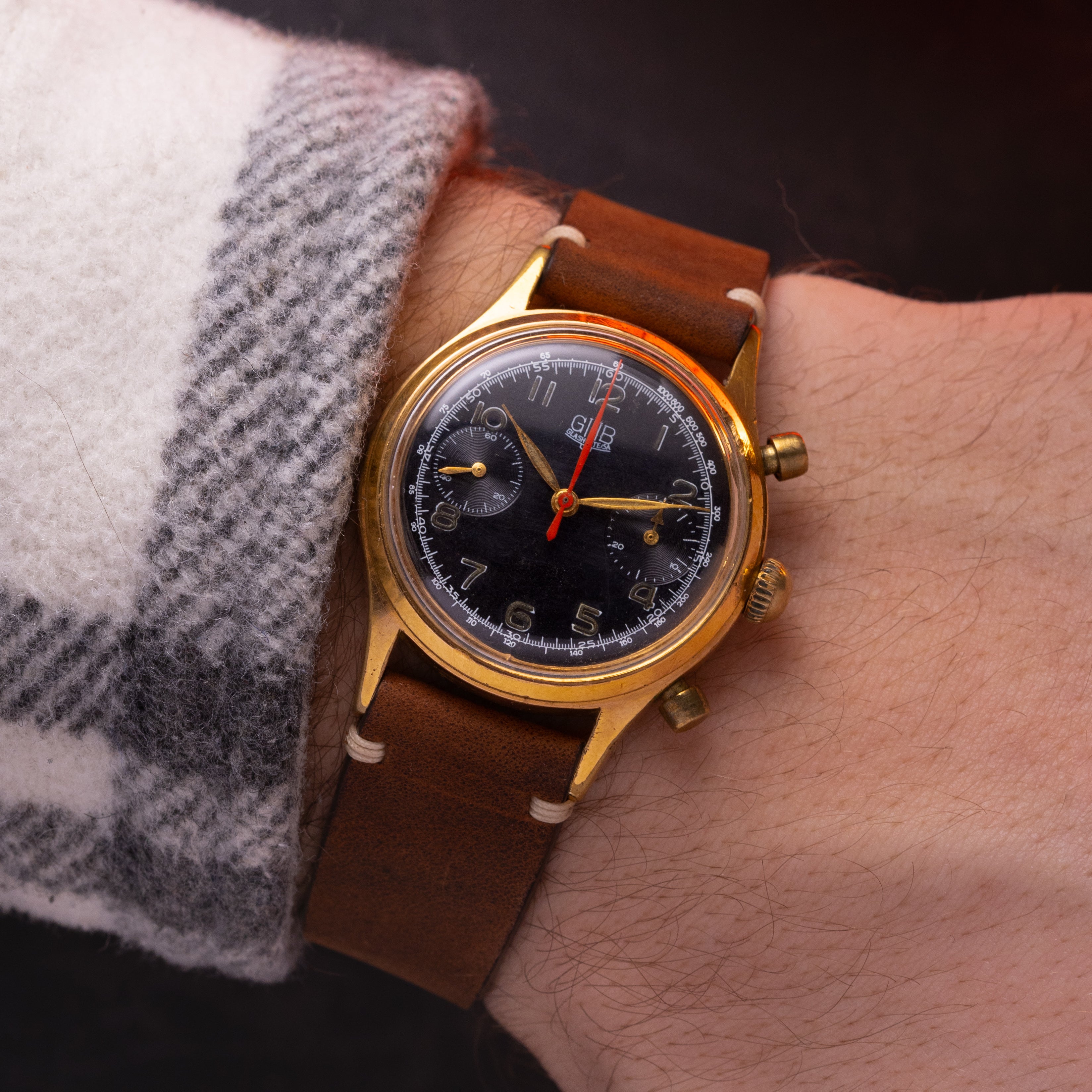 Vintage "GUB Glashütte" 1950's German watch - VintageDuMarko